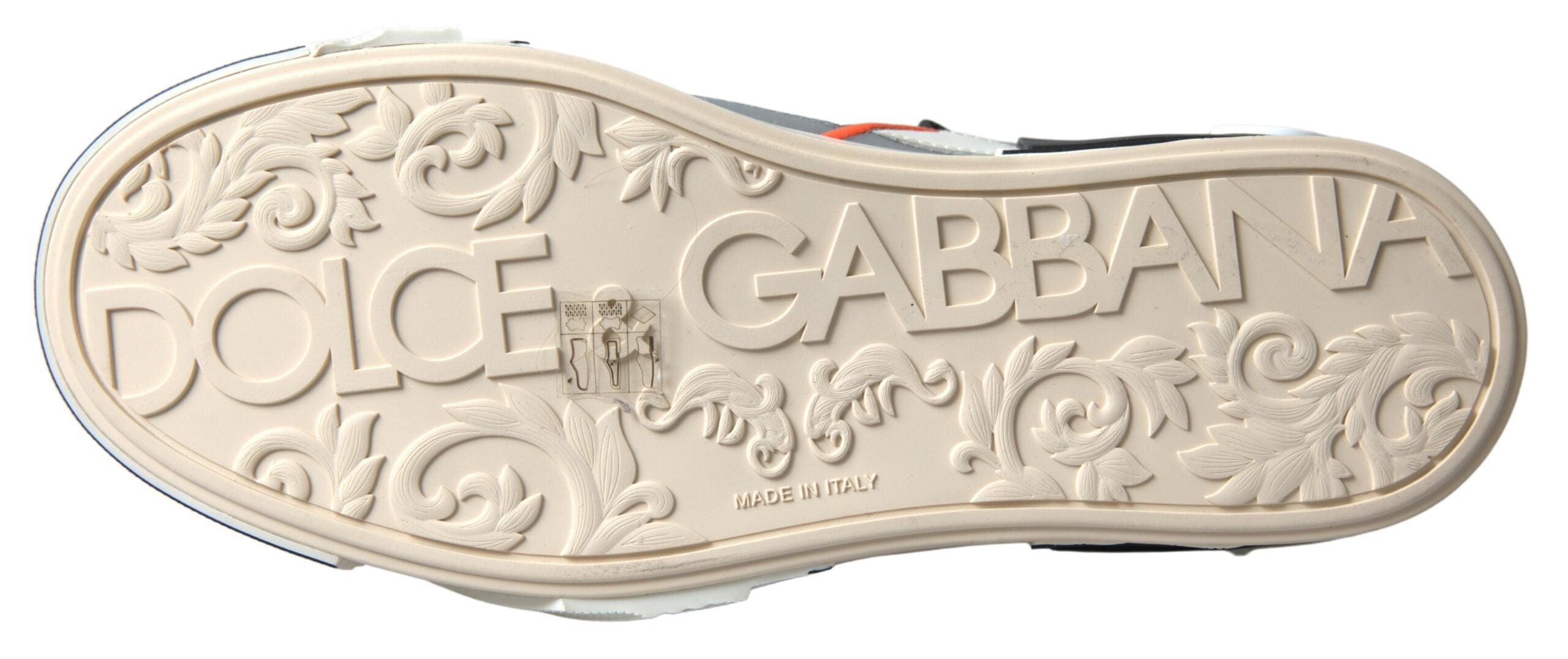 Dolce & Gabbana Multicolor Leather High Top Sneakers Shoes - DEA STILOSA MILANO