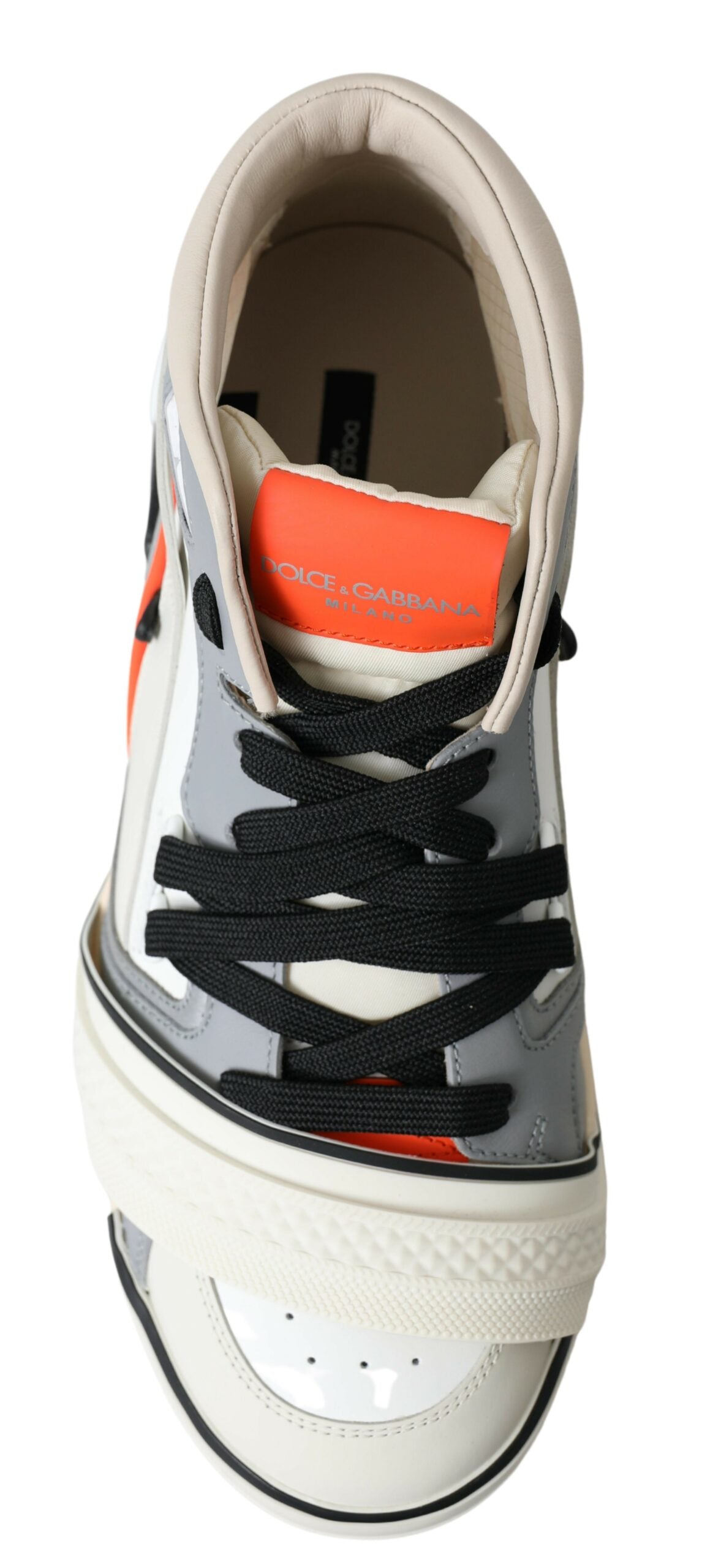 Dolce & Gabbana Multicolor Leather High Top Sneakers Shoes - DEA STILOSA MILANO