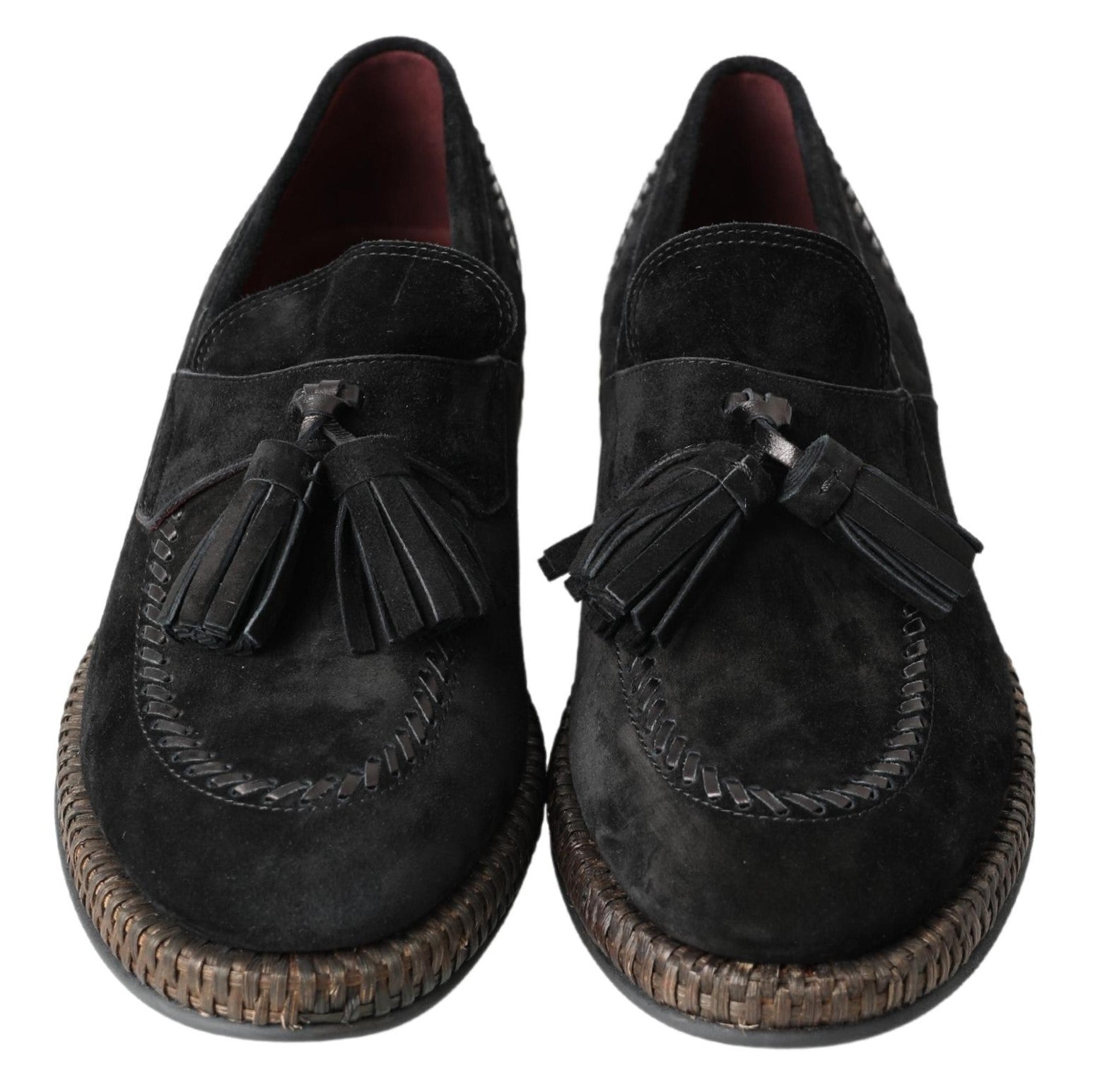 Dolce & Gabbana Black Suede Leather Casual Espadrille Shoes - DEA STILOSA MILANO