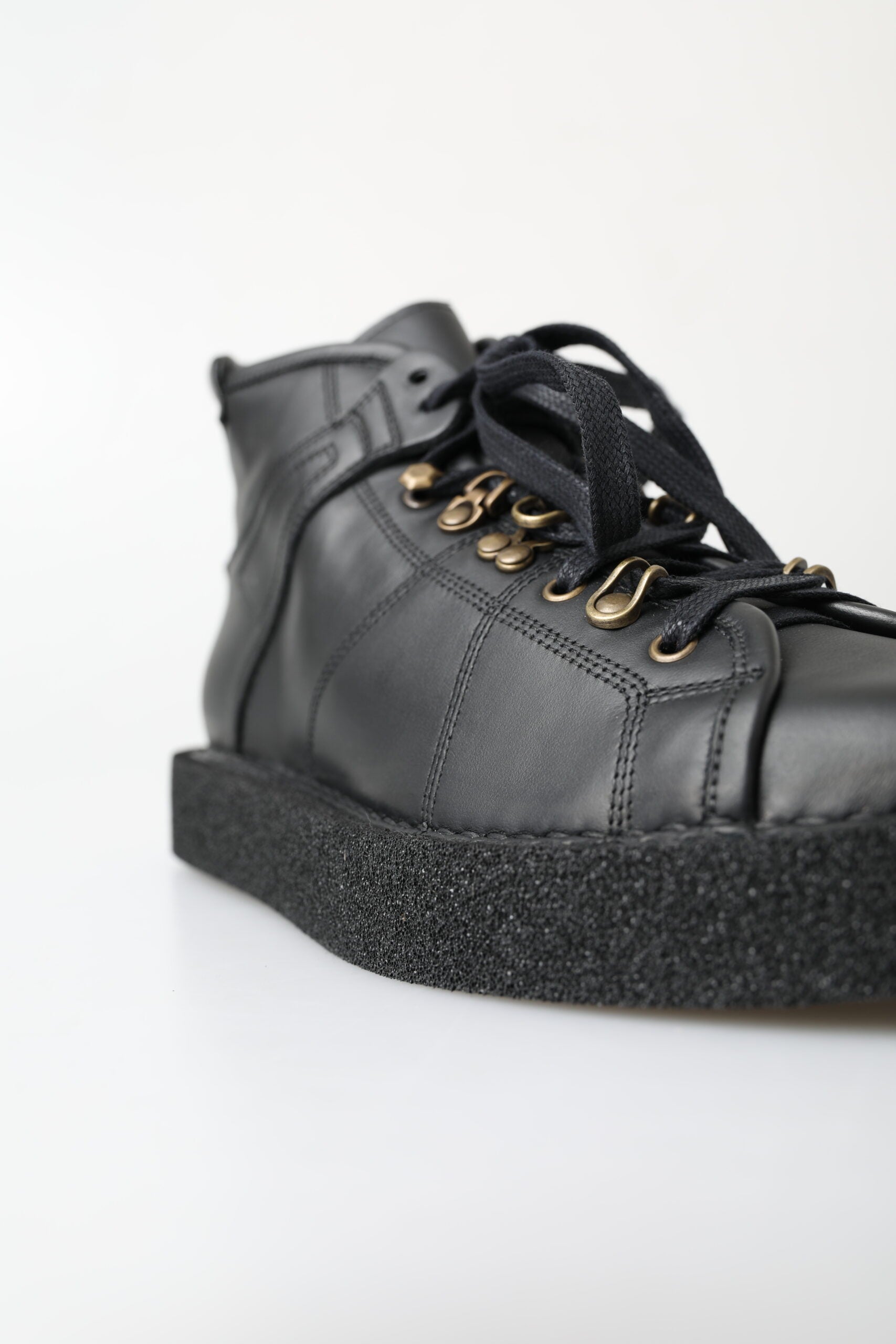 Dolce & Gabbana Black Leather Slip on Stretch Boots - DEA STILOSA MILANO