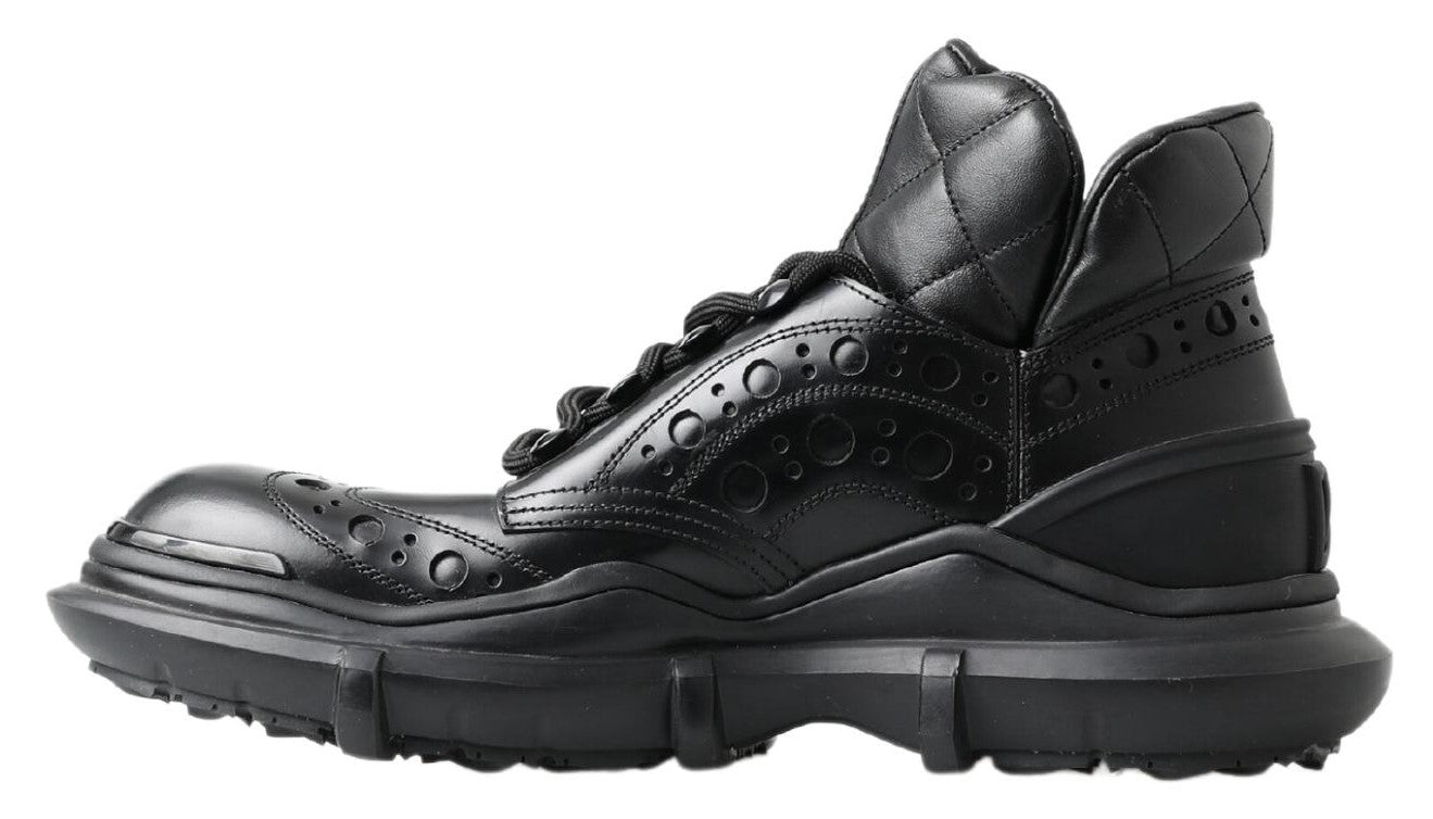 Dolce & Gabbana Black Leather Ankle Casual Boots - DEA STILOSA MILANO