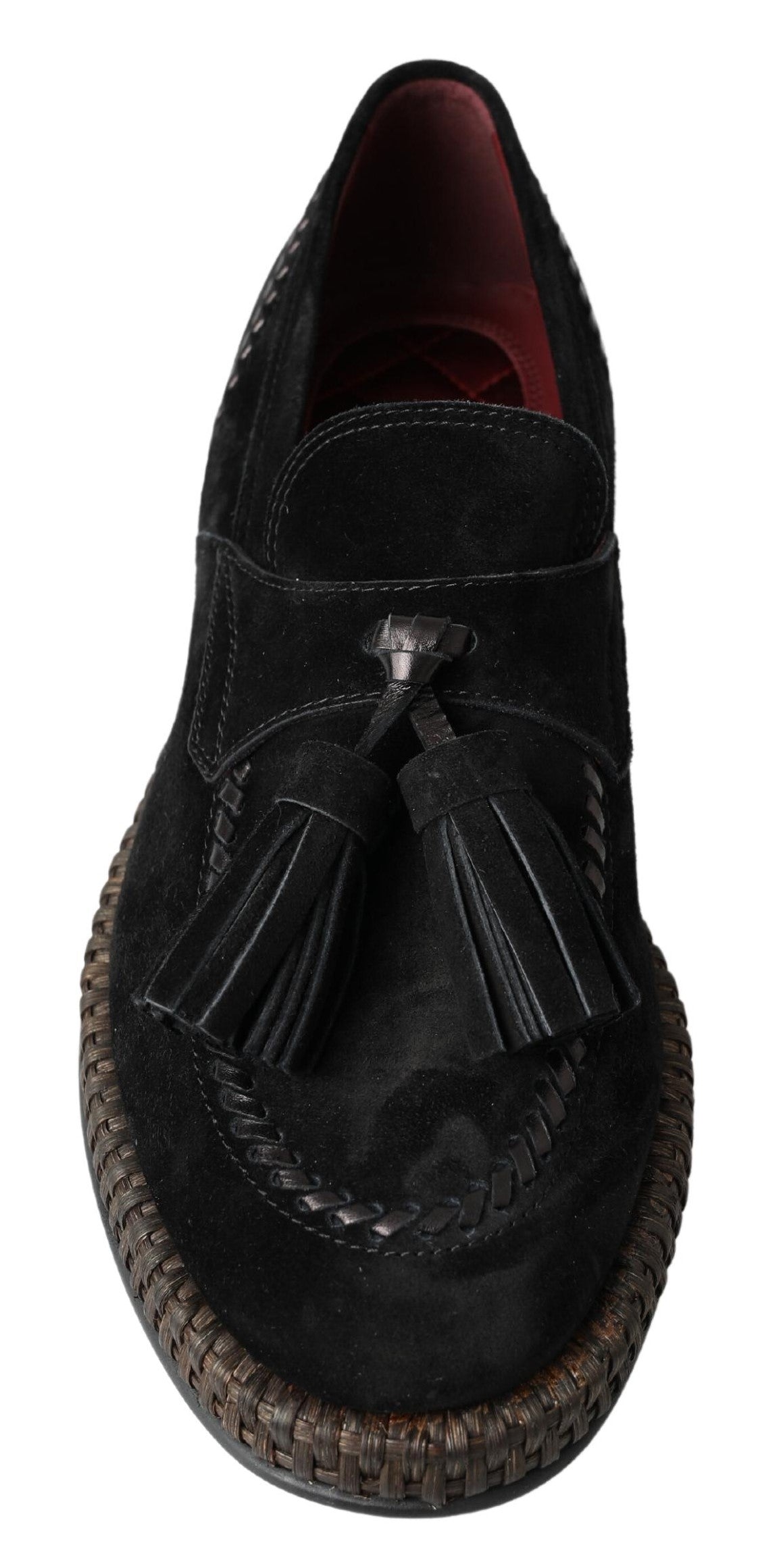 Dolce & Gabbana Black Suede Leather Casual Espadrille Shoes - DEA STILOSA MILANO
