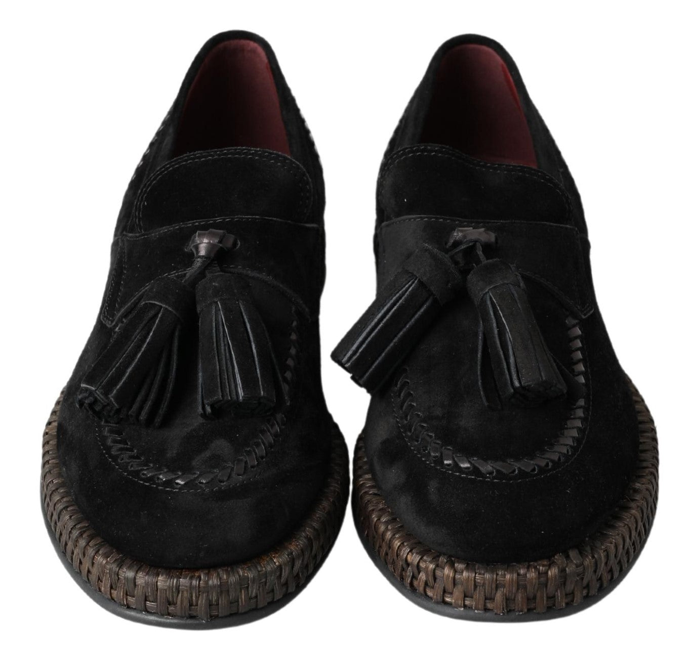 Dolce & Gabbana Black Suede Leather Casual Espadrille Shoes - DEA STILOSA MILANO