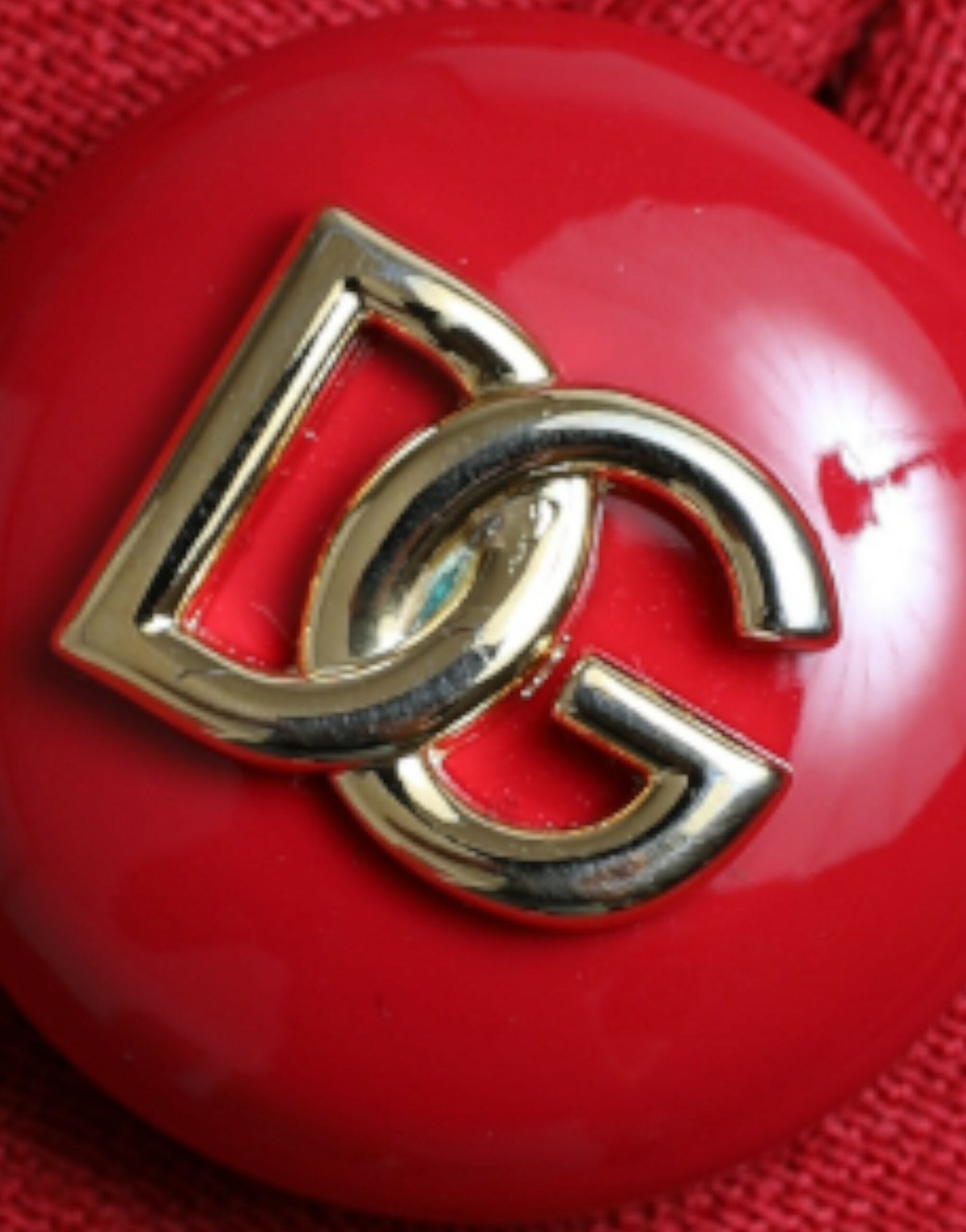 Dolce & Gabbana Red Wool Cropped Short Button Coat Jacket - DEA STILOSA MILANO