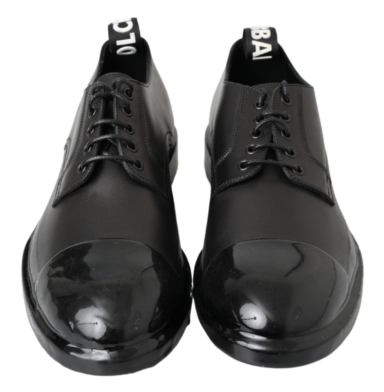 Dolce & Gabbana Black Leather Derby Dress Shoes - DEA STILOSA MILANO