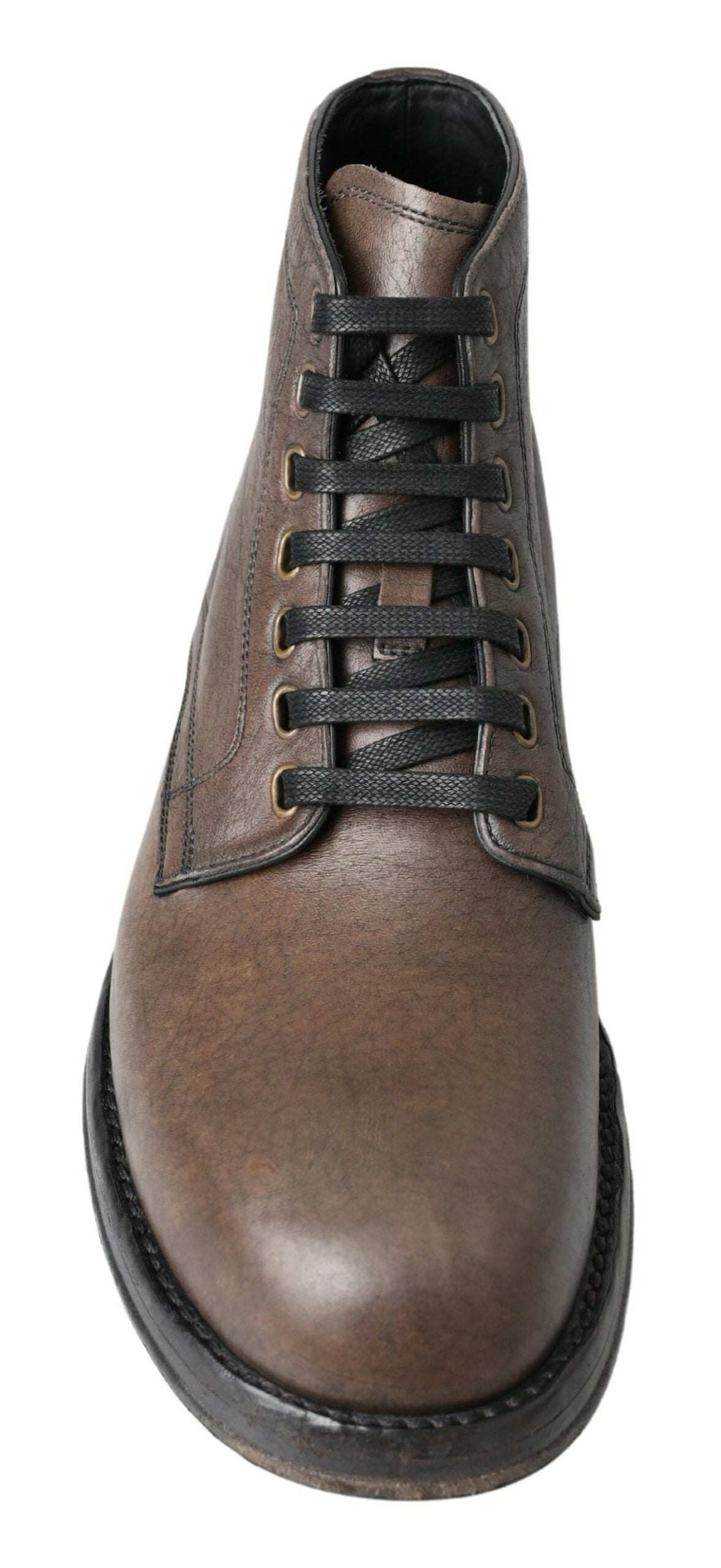 Dolce & Gabbana Brown Horse Leather Perugino Shoes - DEA STILOSA MILANO