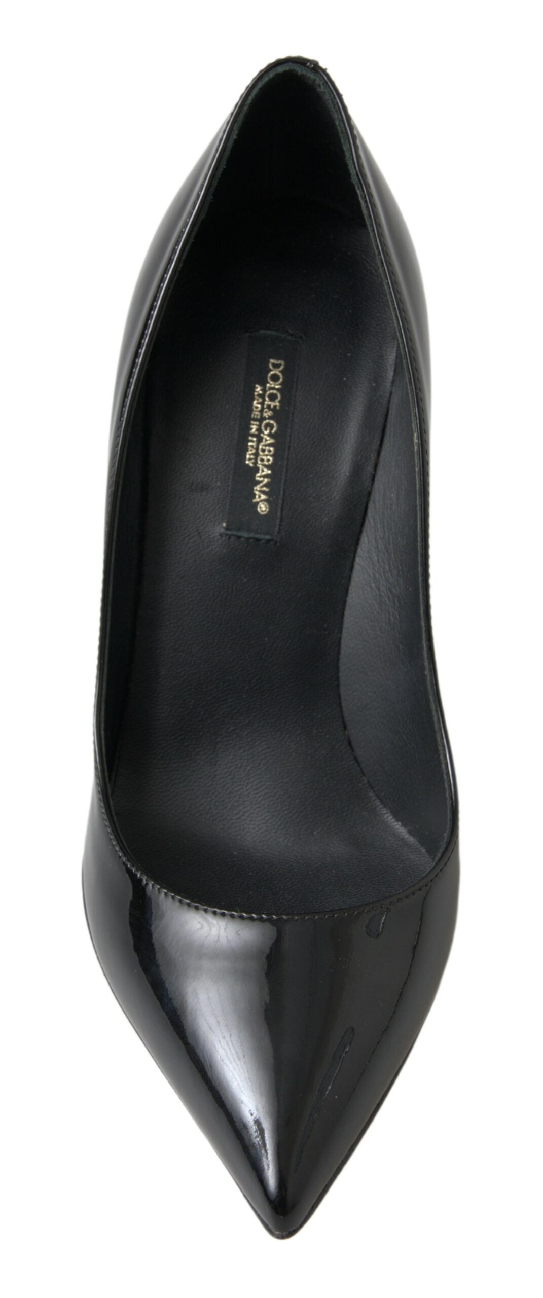 Dolce & Gabbana Black Patent Leather High Heels Pumps Shoes - DEA STILOSA MILANO