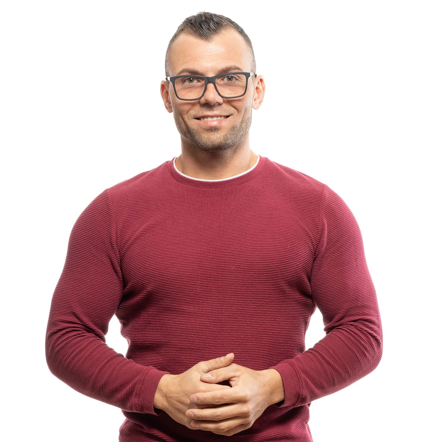 Sandro Black Men Optical Frames - DEA STILOSA MILANO