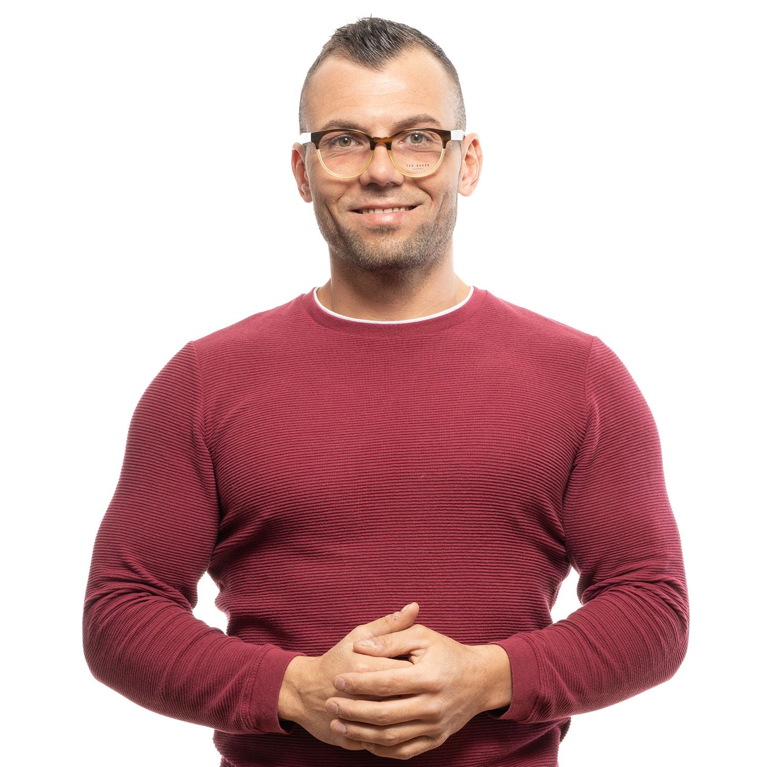 Ted Baker Brown Men Optical Frames - DEA STILOSA MILANO