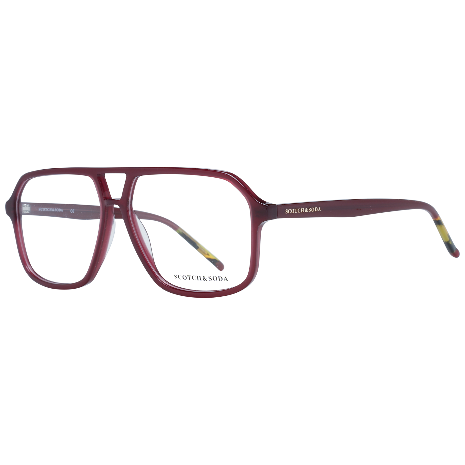 Scotch & Soda Burgundy Men Optical Frames - DEA STILOSA MILANO