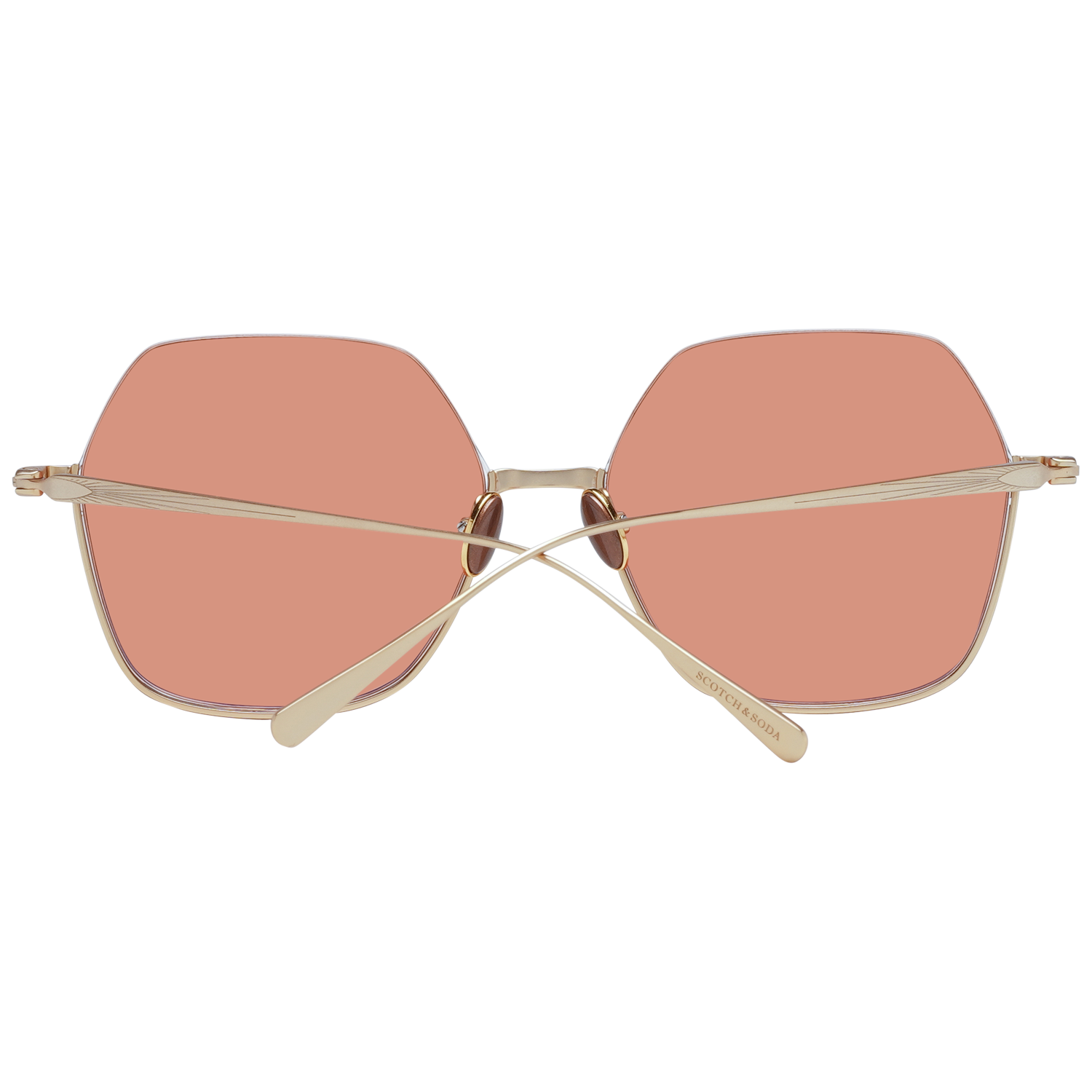Scotch & Soda Gold Women Sunglasses - DEA STILOSA MILANO