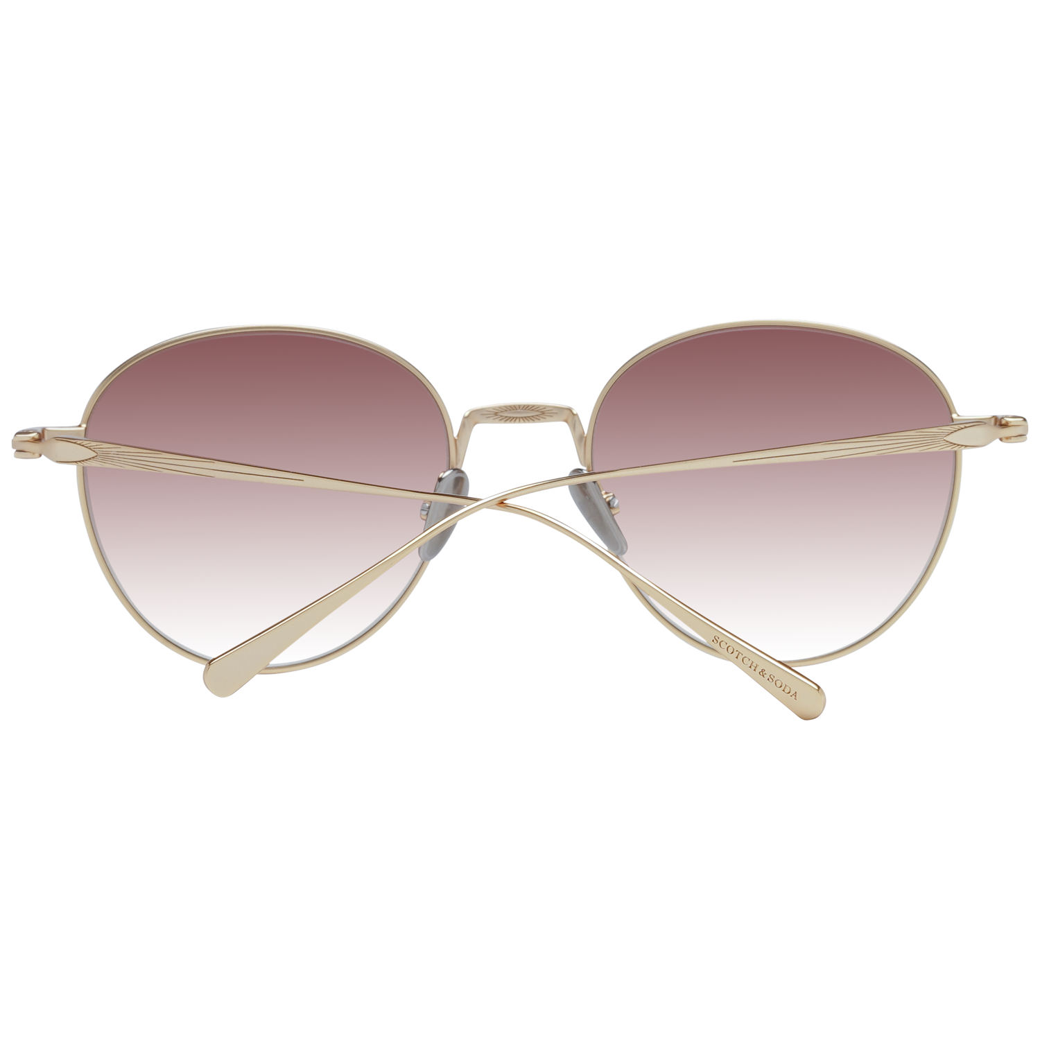 Scotch & Soda Gold Men Sunglasses - DEA STILOSA MILANO