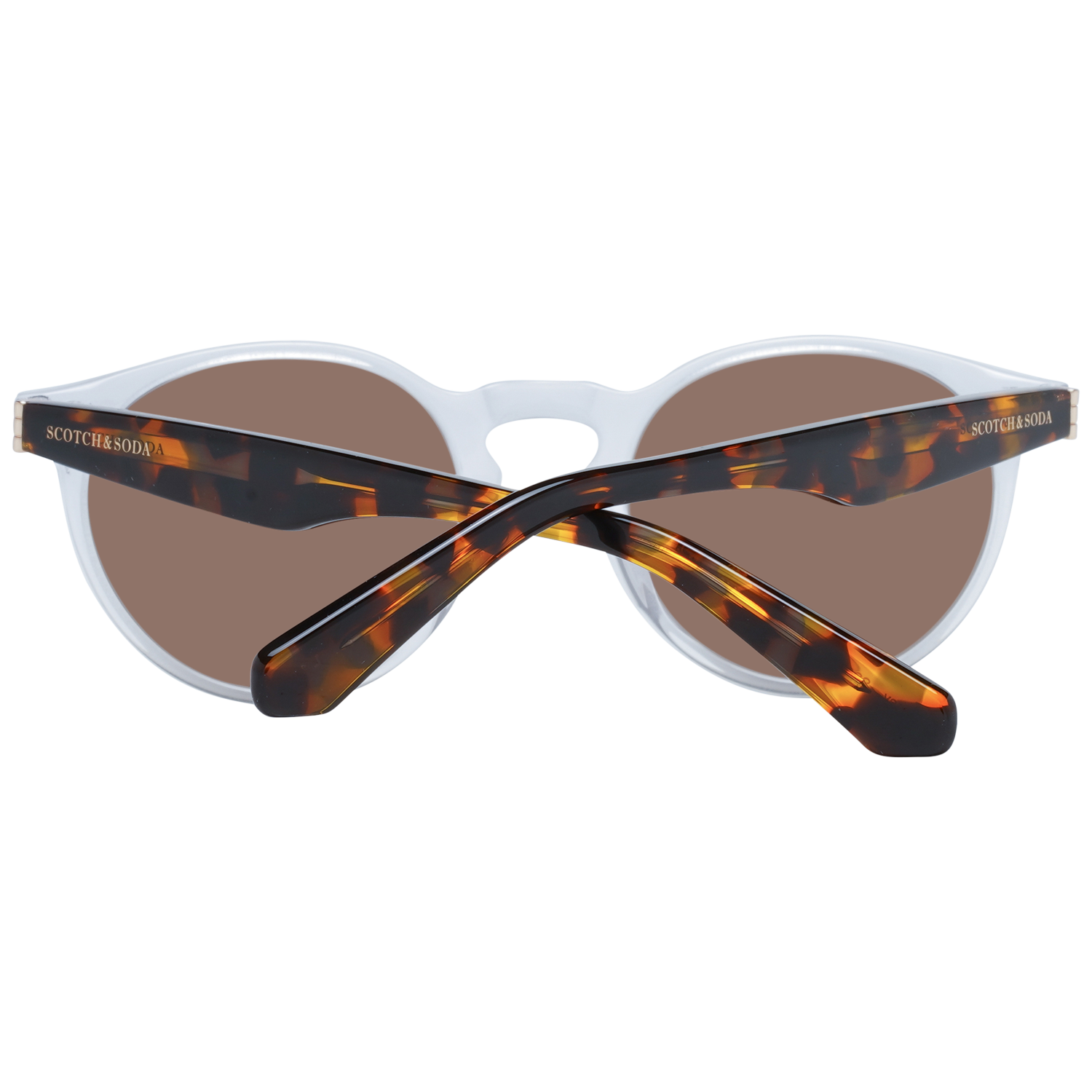 Scotch & Soda Transparent Men Sunglasses - DEA STILOSA MILANO