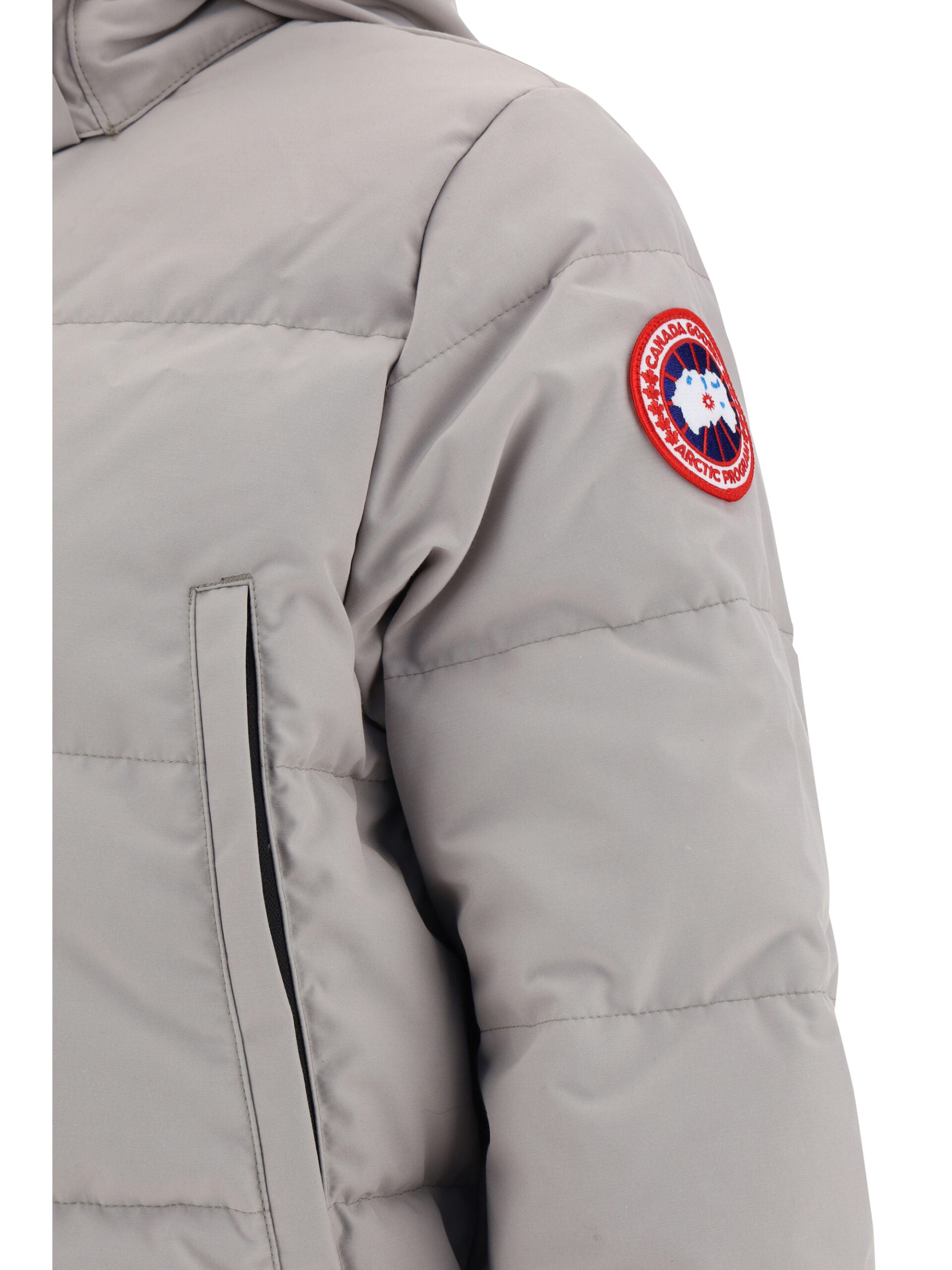 Canada Goose Grey Wyndham Down Jacket - DEA STILOSA MILANO