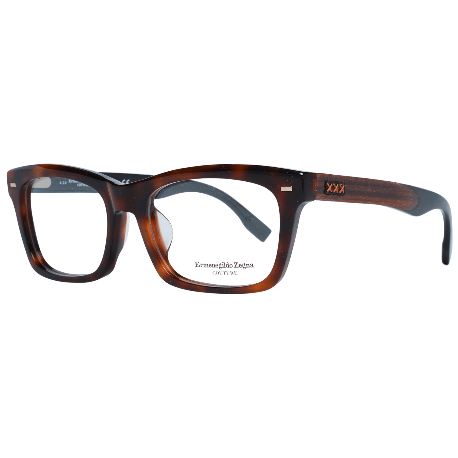 Zegna Couture Brown Men Optical Frames - DEA STILOSA MILANO