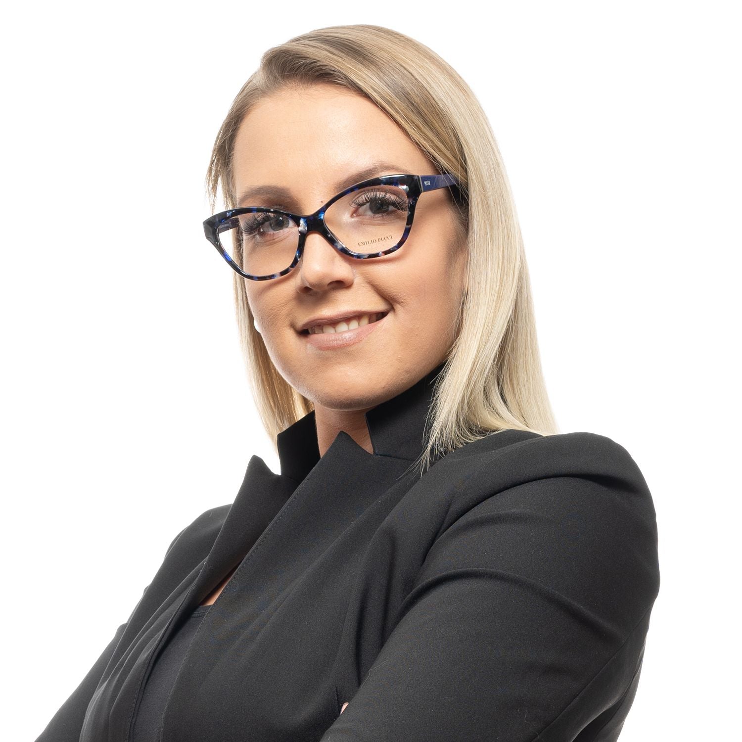 Emilio Pucci Blue Women Optical Frames - DEA STILOSA MILANO