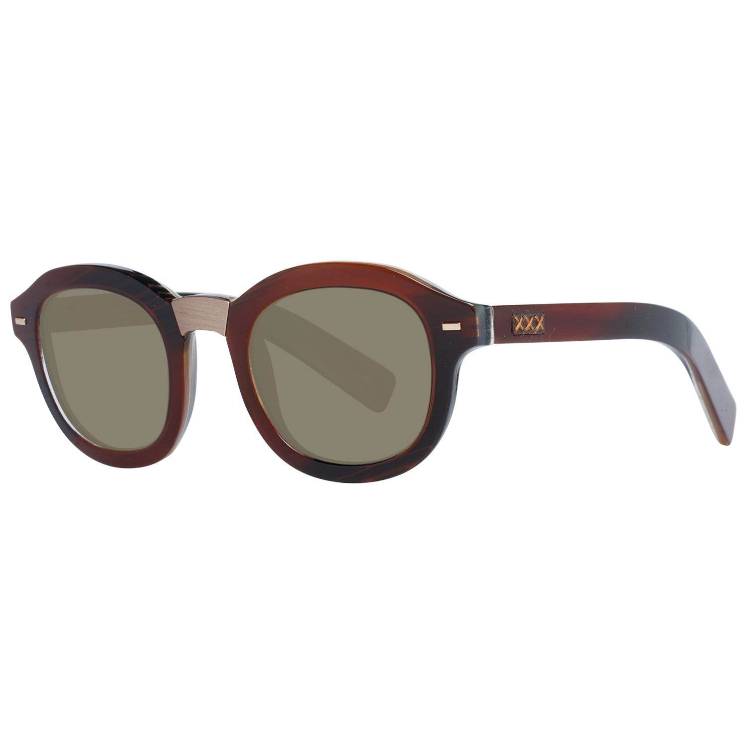 Zegna Couture Brown Men Sunglasses - DEA STILOSA MILANO