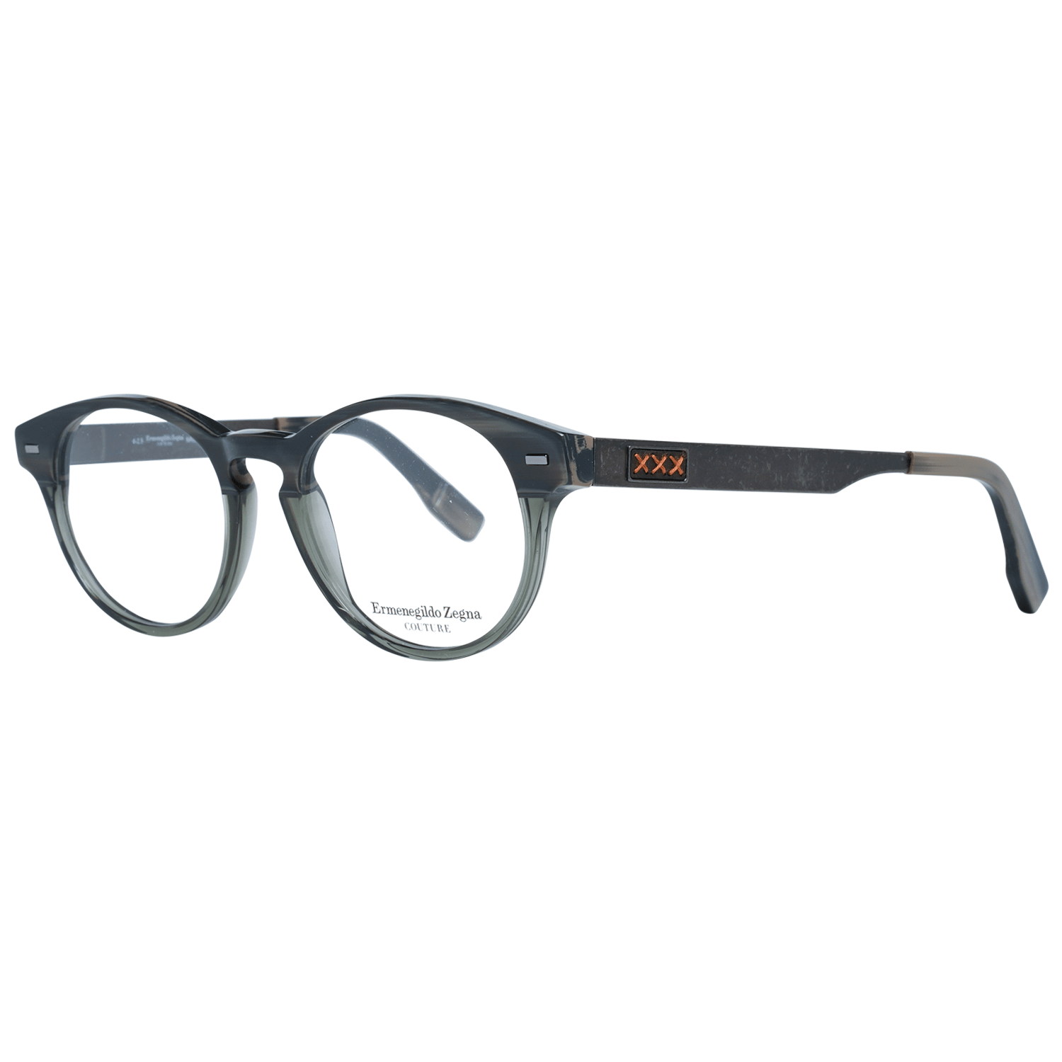 Zegna Couture Gray Men Optical Frames - DEA STILOSA MILANO