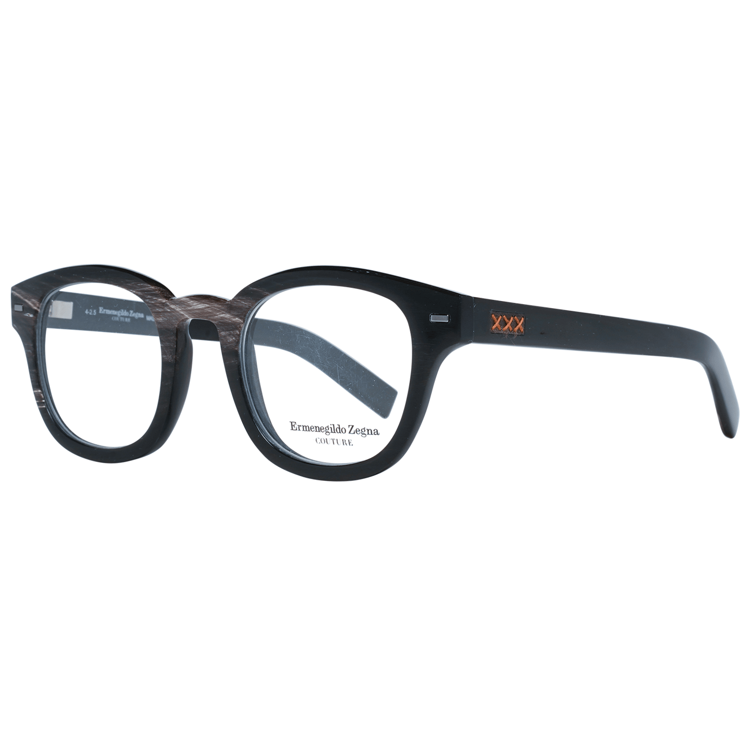 Zegna Couture Brown Men Optical Frames - DEA STILOSA MILANO