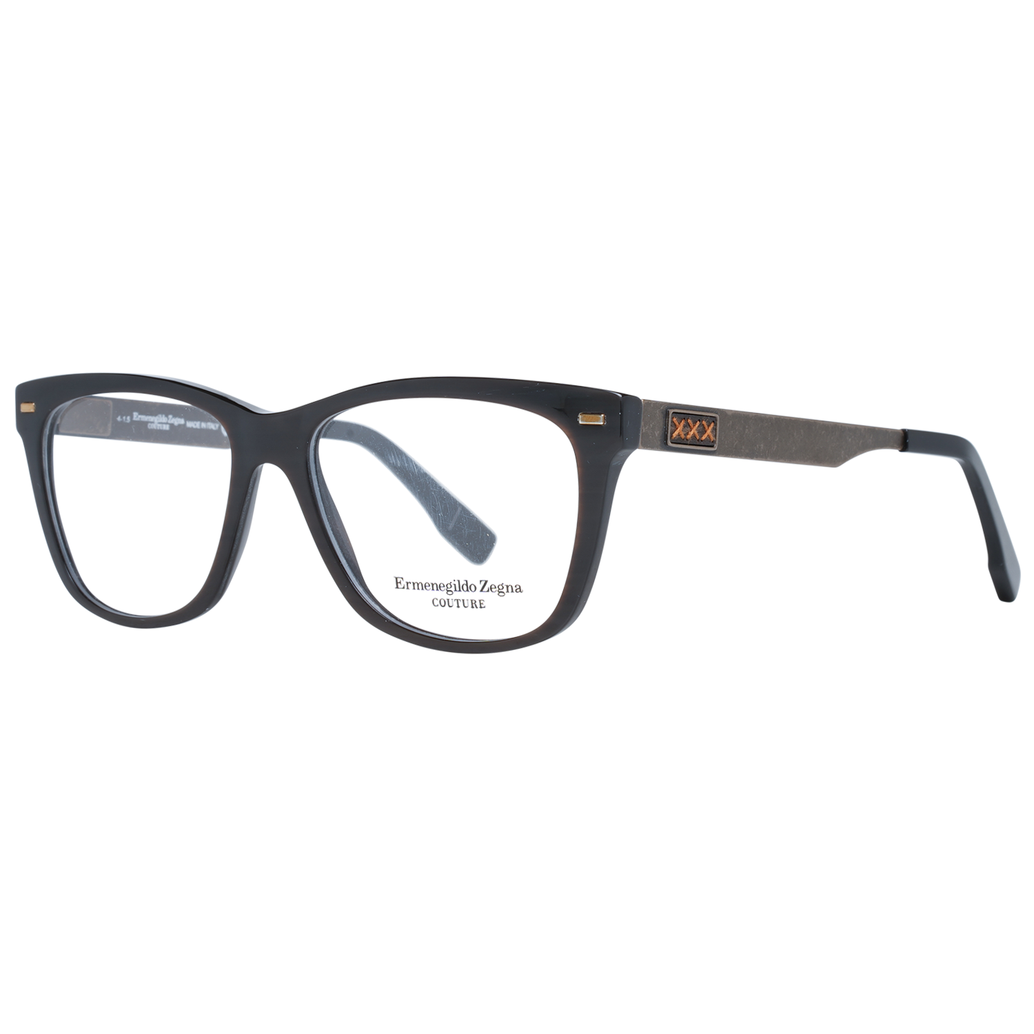 Zegna Couture Brown Men Optical Frames - DEA STILOSA MILANO