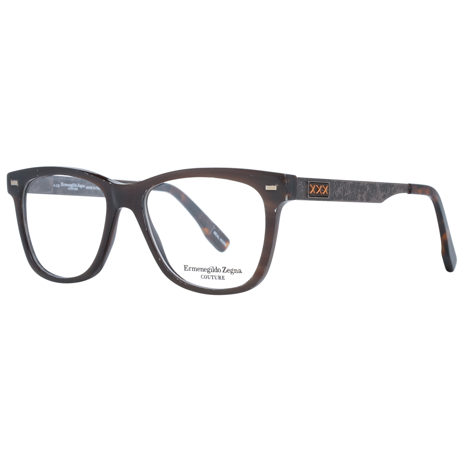 Zegna Couture Brown Men Optical Frames - DEA STILOSA MILANO
