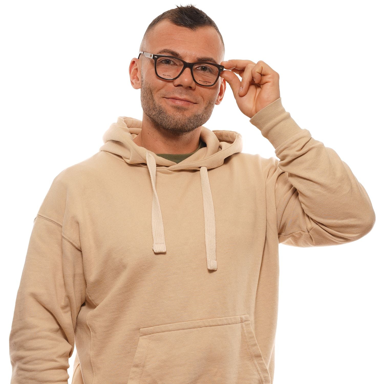 Zegna Couture Brown Men Optical Frames - DEA STILOSA MILANO