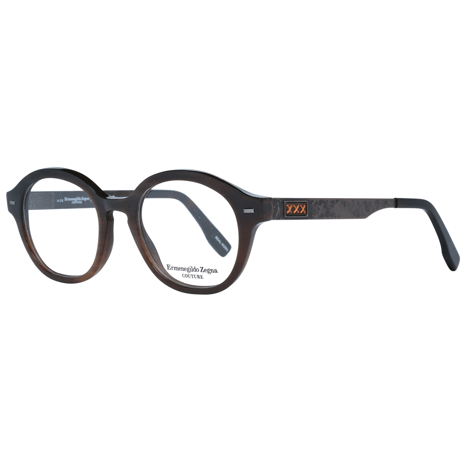 Zegna Couture Brown Men Optical Frames - DEA STILOSA MILANO