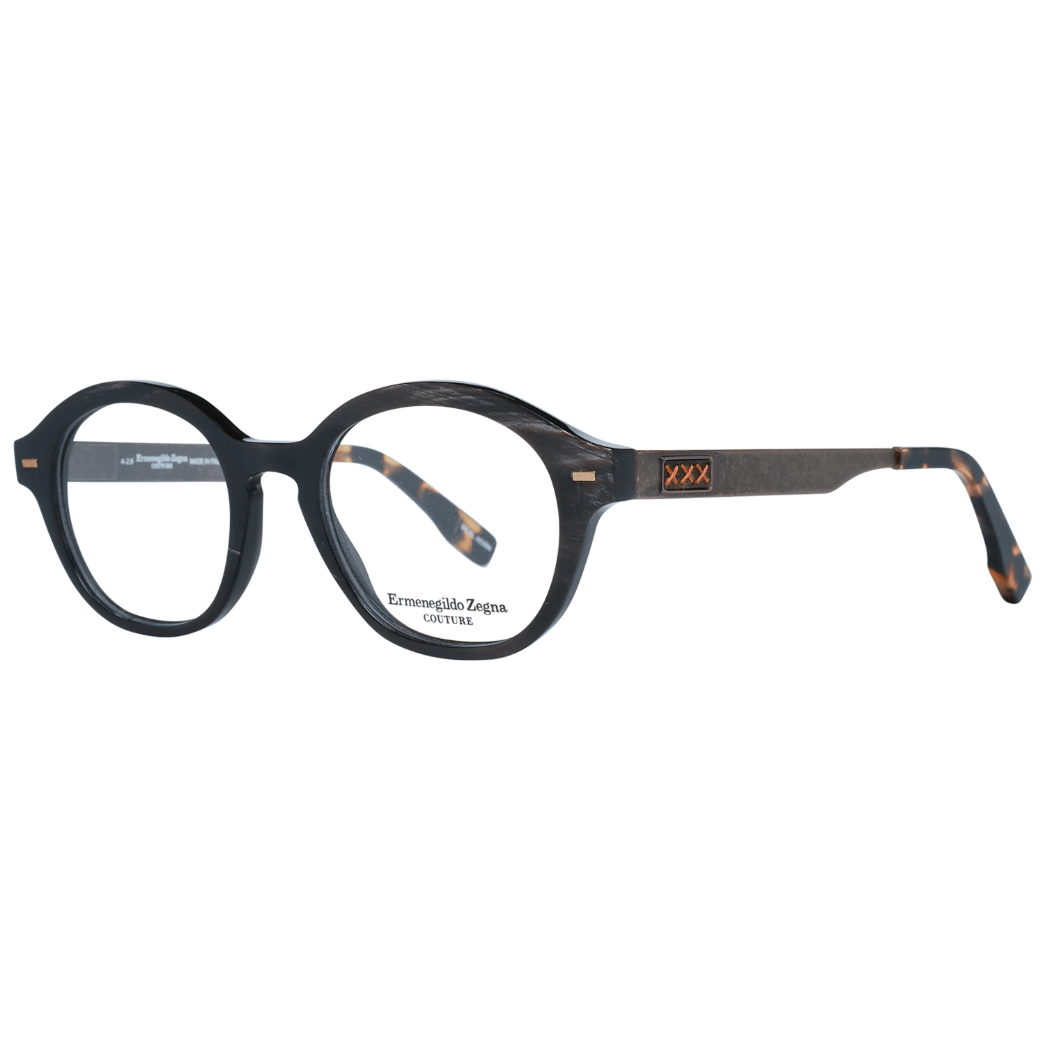 Zegna Couture Brown Men Optical Frames - DEA STILOSA MILANO