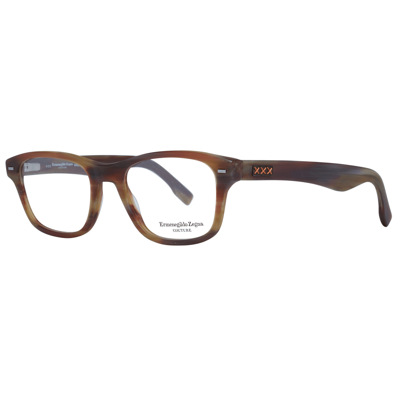 Zegna Couture Brown Men Optical Frames - DEA STILOSA MILANO