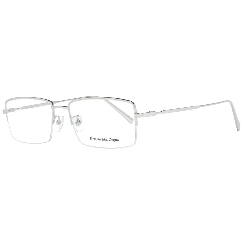 Ermenegildo Zegna Silver Men Optical Frames - DEA STILOSA MILANO