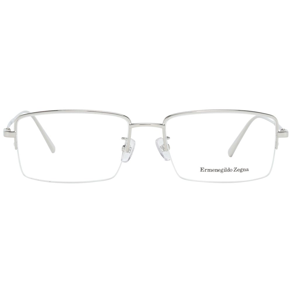 Ermenegildo Zegna Silver Men Optical Frames - DEA STILOSA MILANO