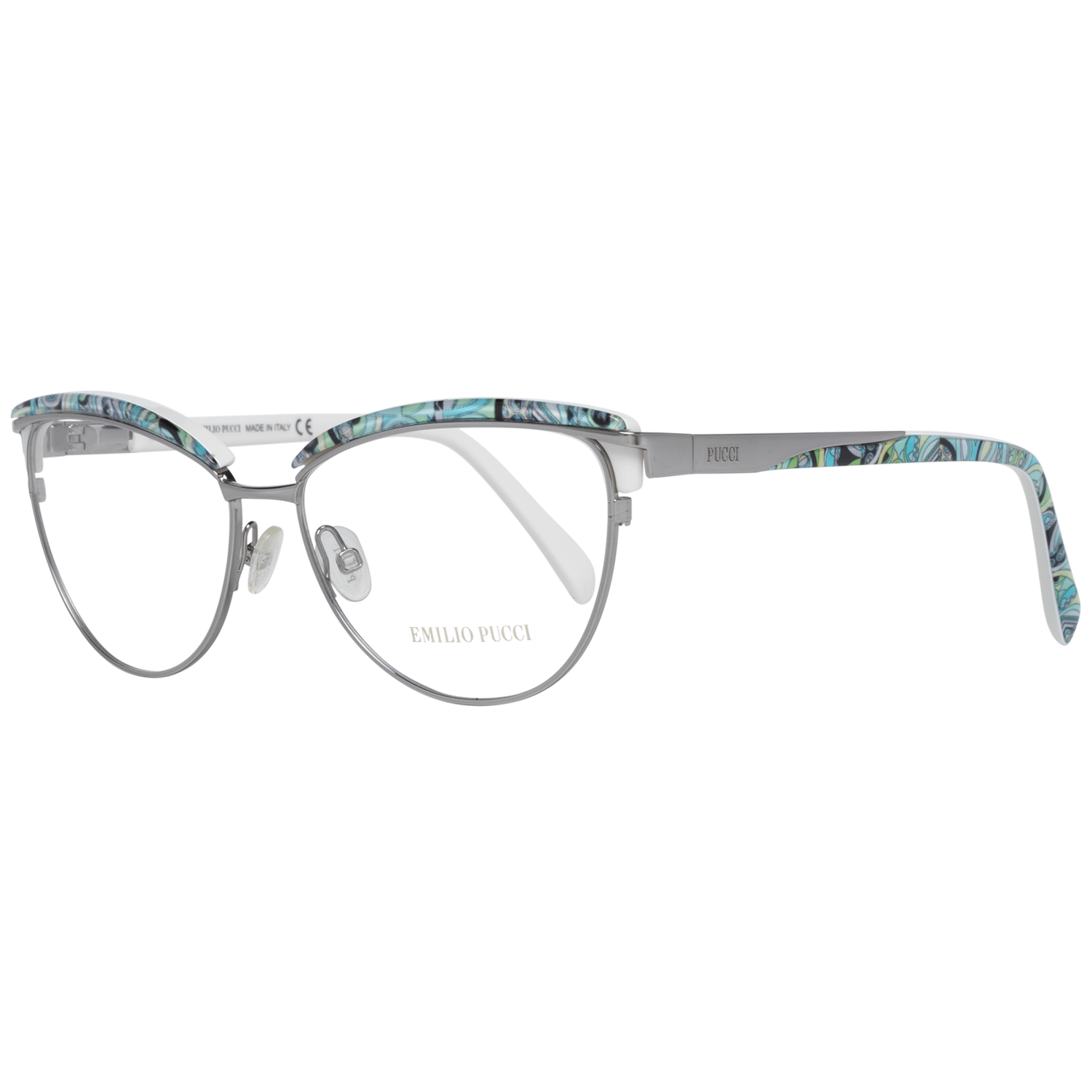 Emilio Pucci Silver Women Optical Frames - DEA STILOSA MILANO