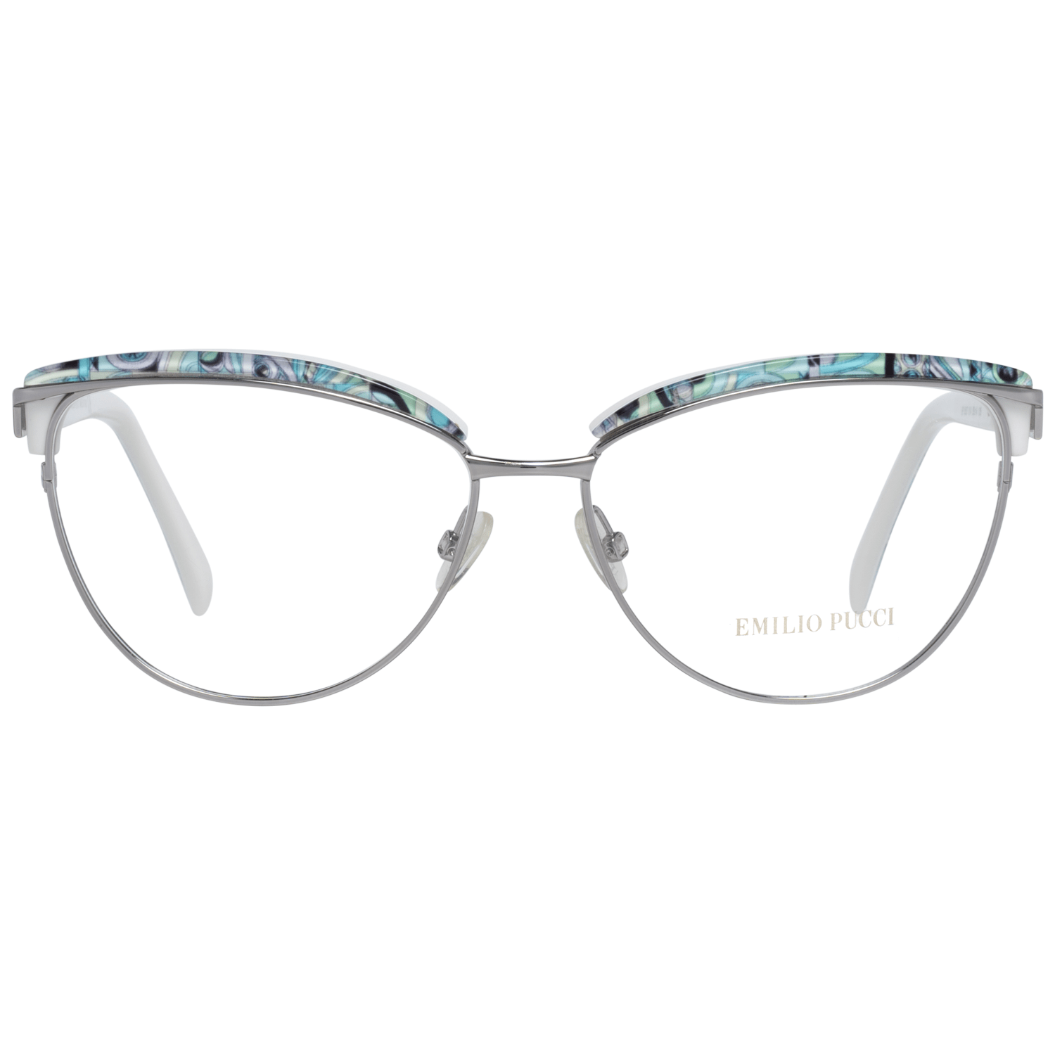 Emilio Pucci Silver Women Optical Frames - DEA STILOSA MILANO