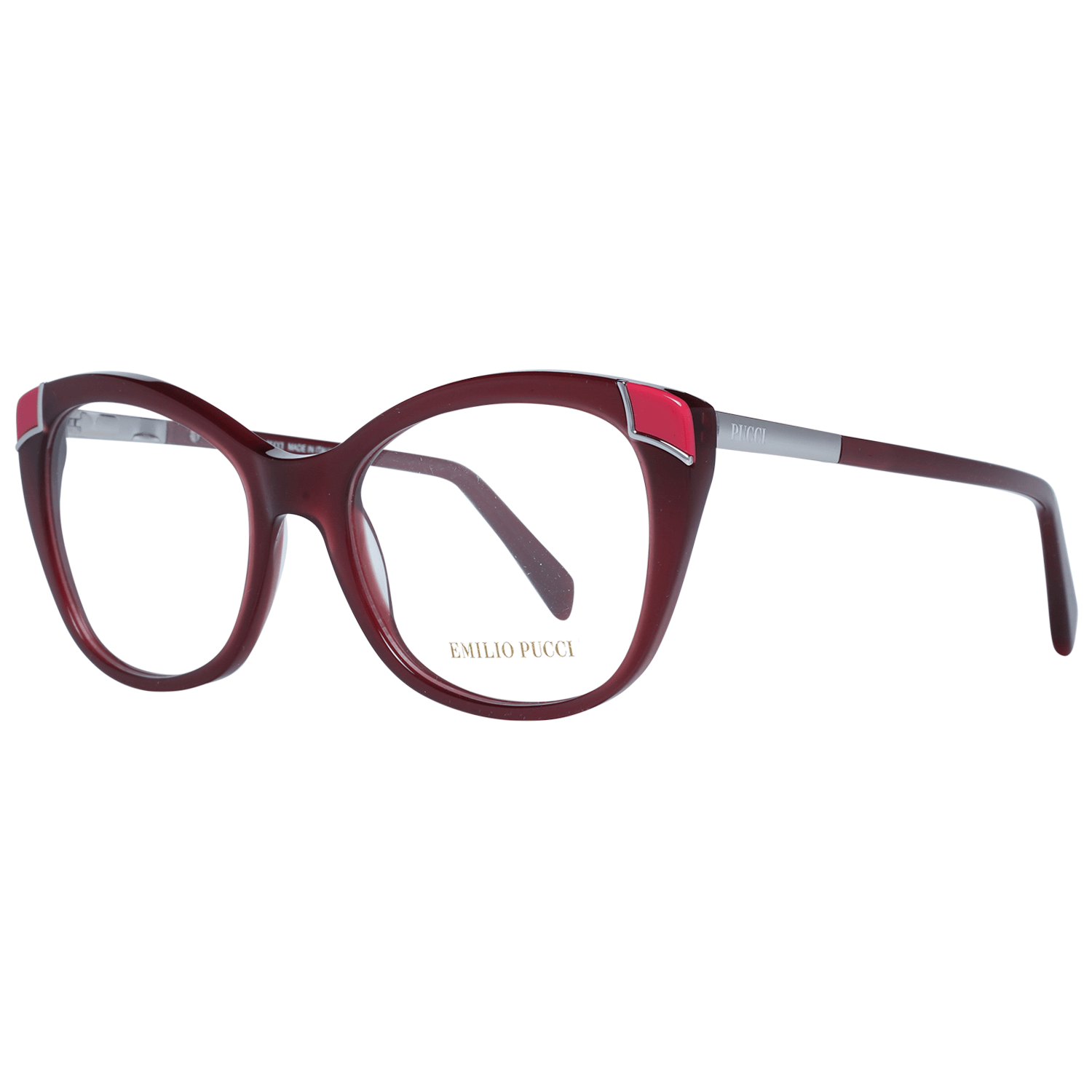 Emilio Pucci Burgundy Women Optical Frames - DEA STILOSA MILANO