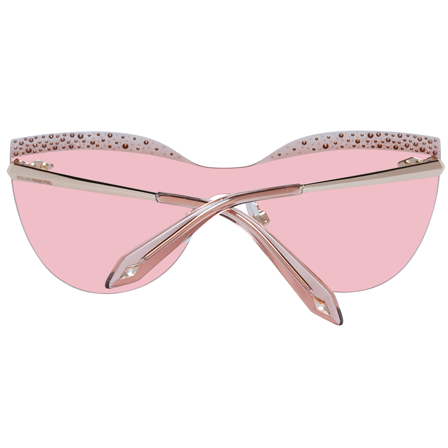 Atelier Swarovski Rose Gold Women Sunglasses - DEA STILOSA MILANO
