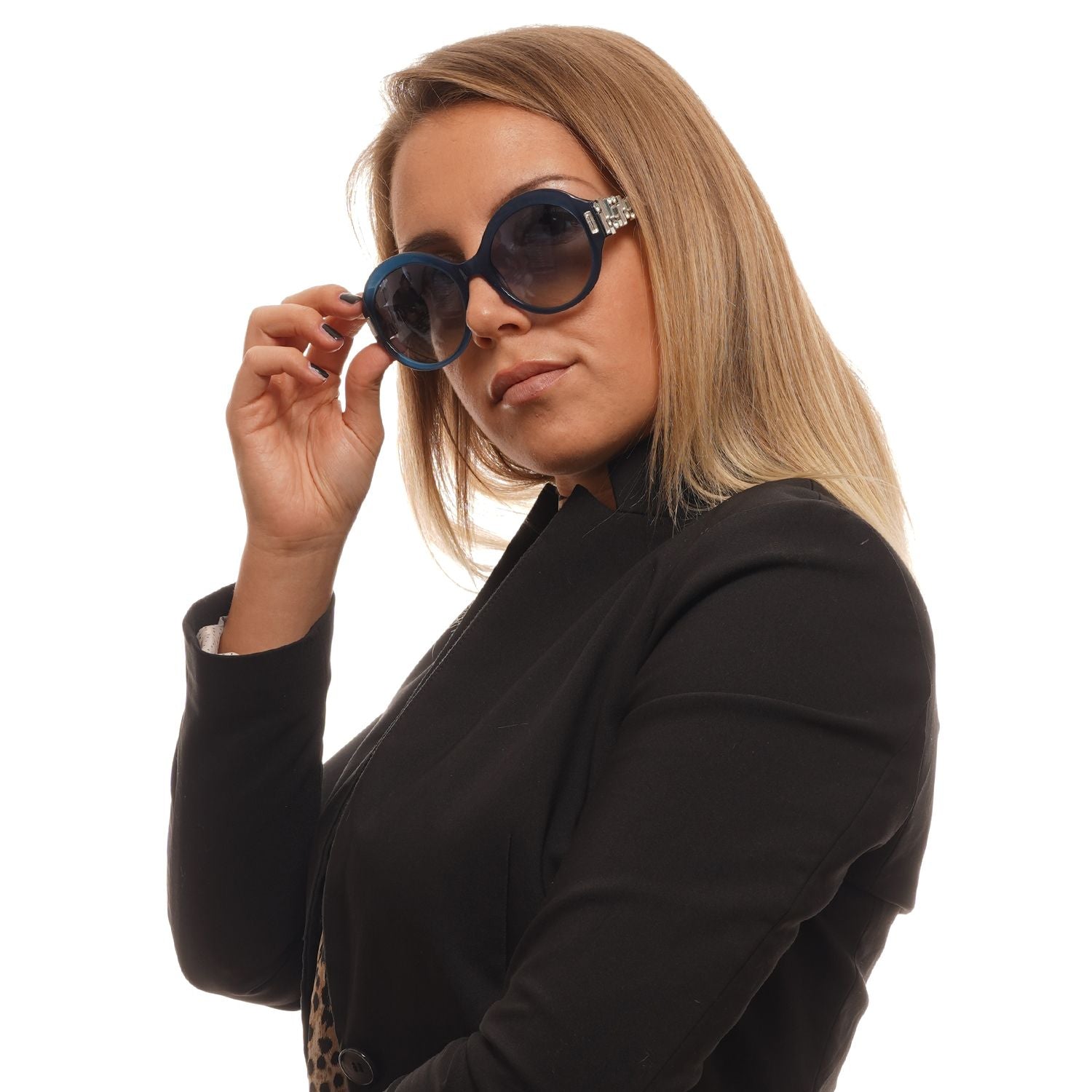 Atelier Swarovski Blue Women Sunglasses - DEA STILOSA MILANO