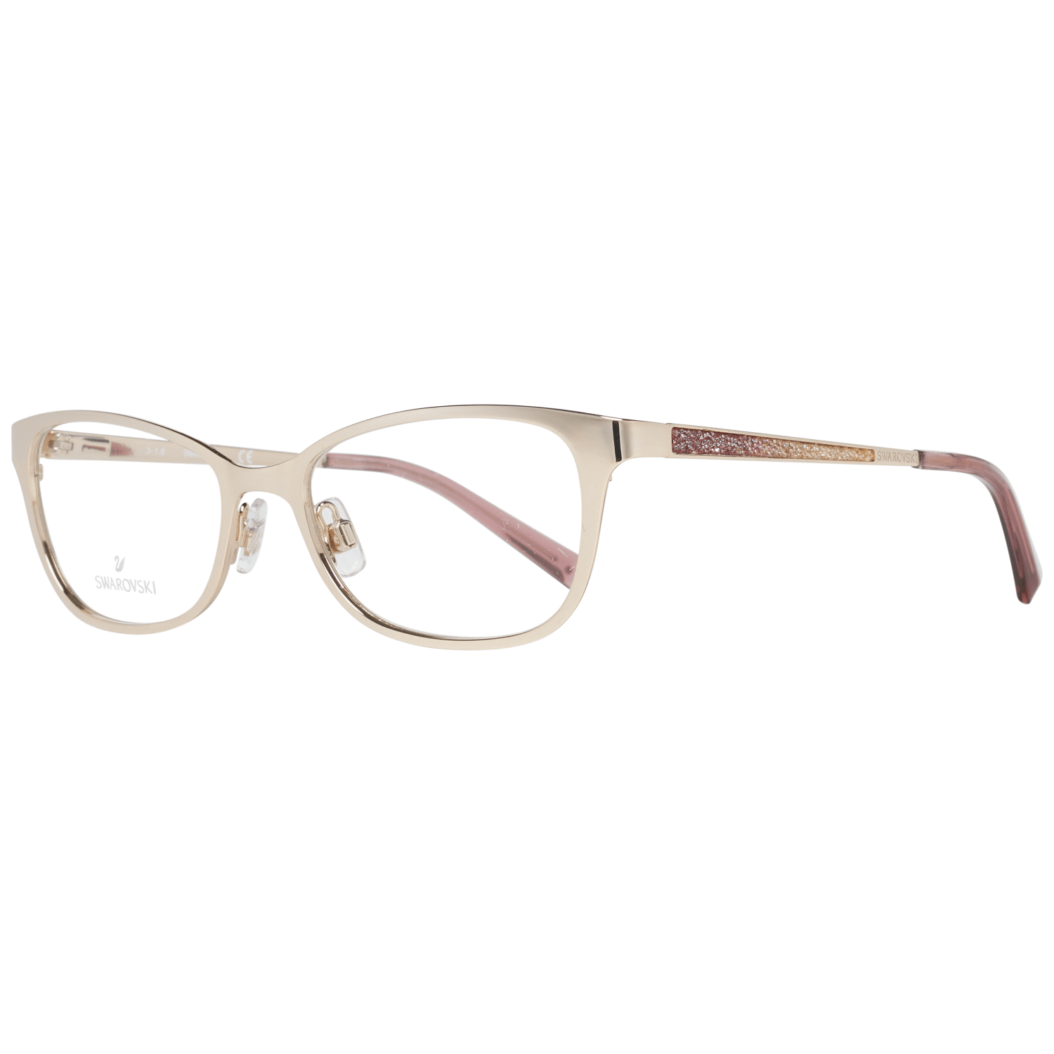 Swarovski Gold Women Optical Frames - DEA STILOSA MILANO