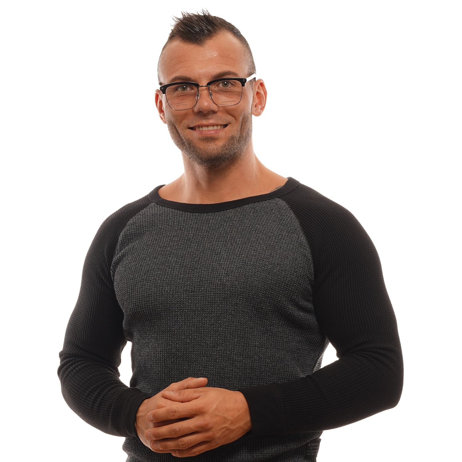 Ermenegildo Zegna Black Men Optical Frames - DEA STILOSA MILANO