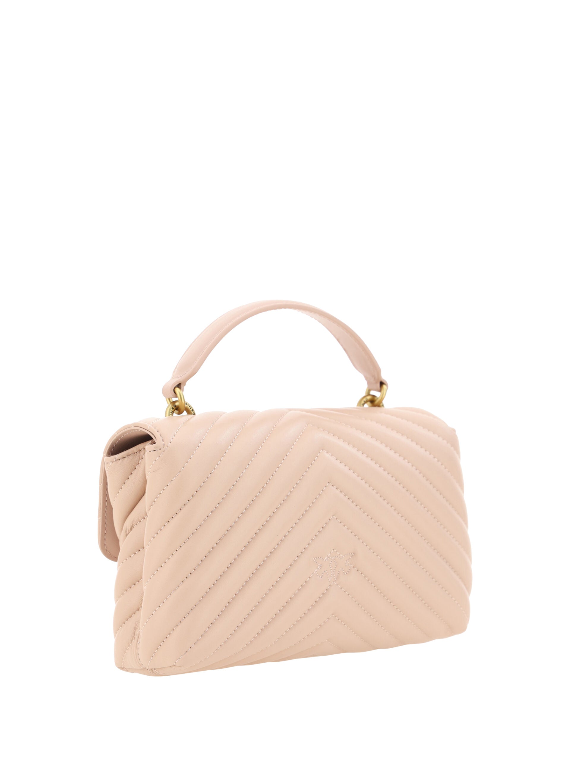 PINKO Pink Calf Leather Love Lady Mini Handbag - DEA STILOSA MILANO