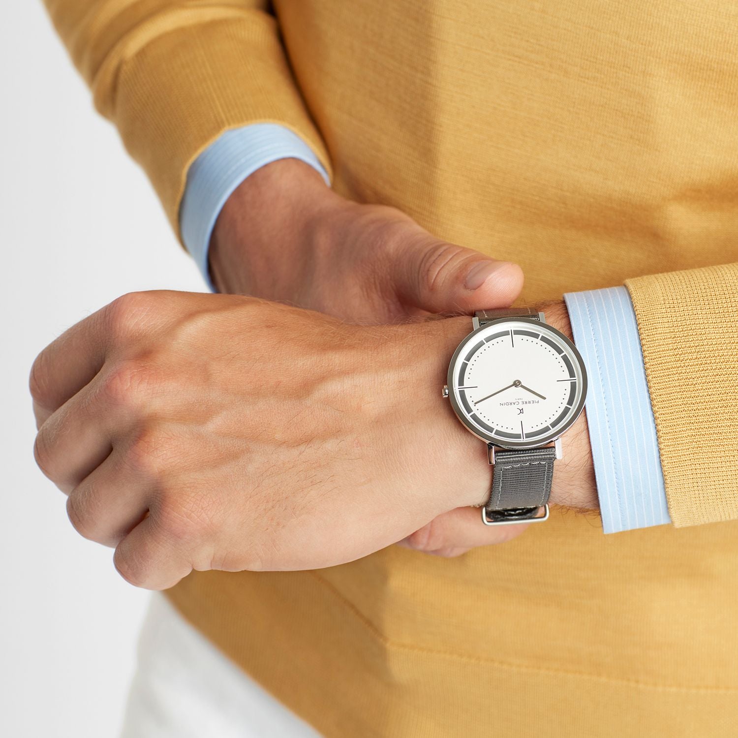 Pierre Cardin Silver Men Watch - DEA STILOSA MILANO