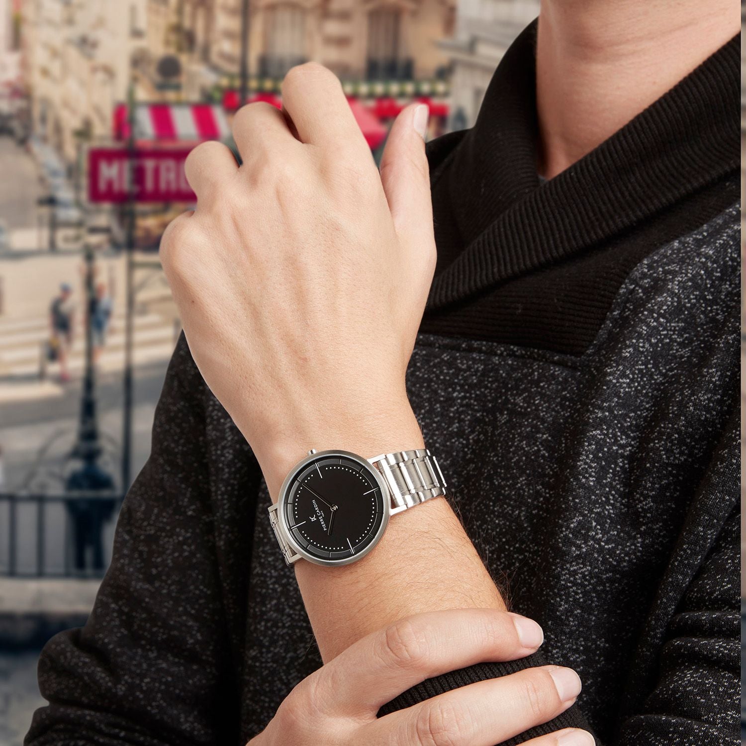 Pierre Cardin Silver Men Watch - DEA STILOSA MILANO