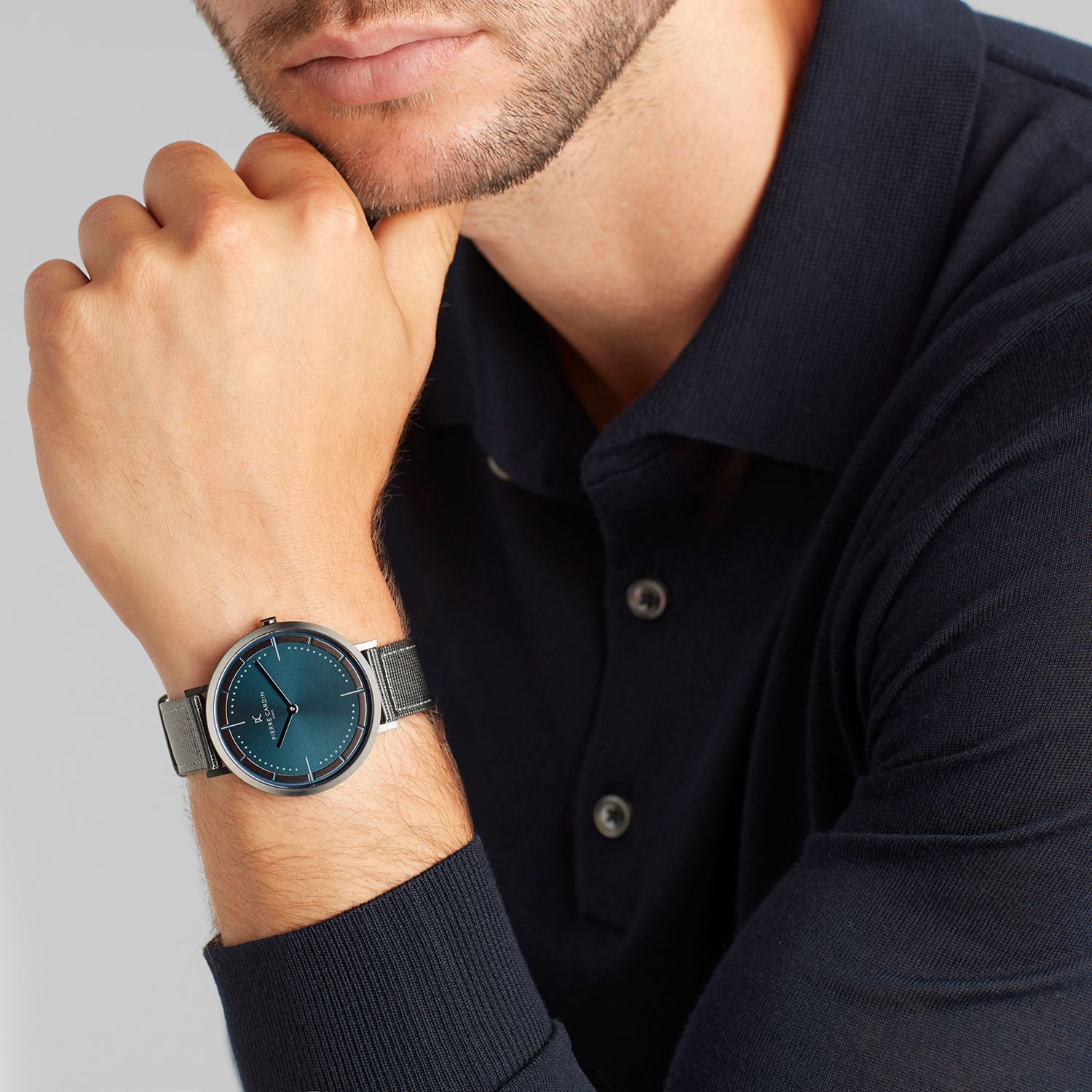 Pierre Cardin Gray Men Watch - DEA STILOSA MILANO
