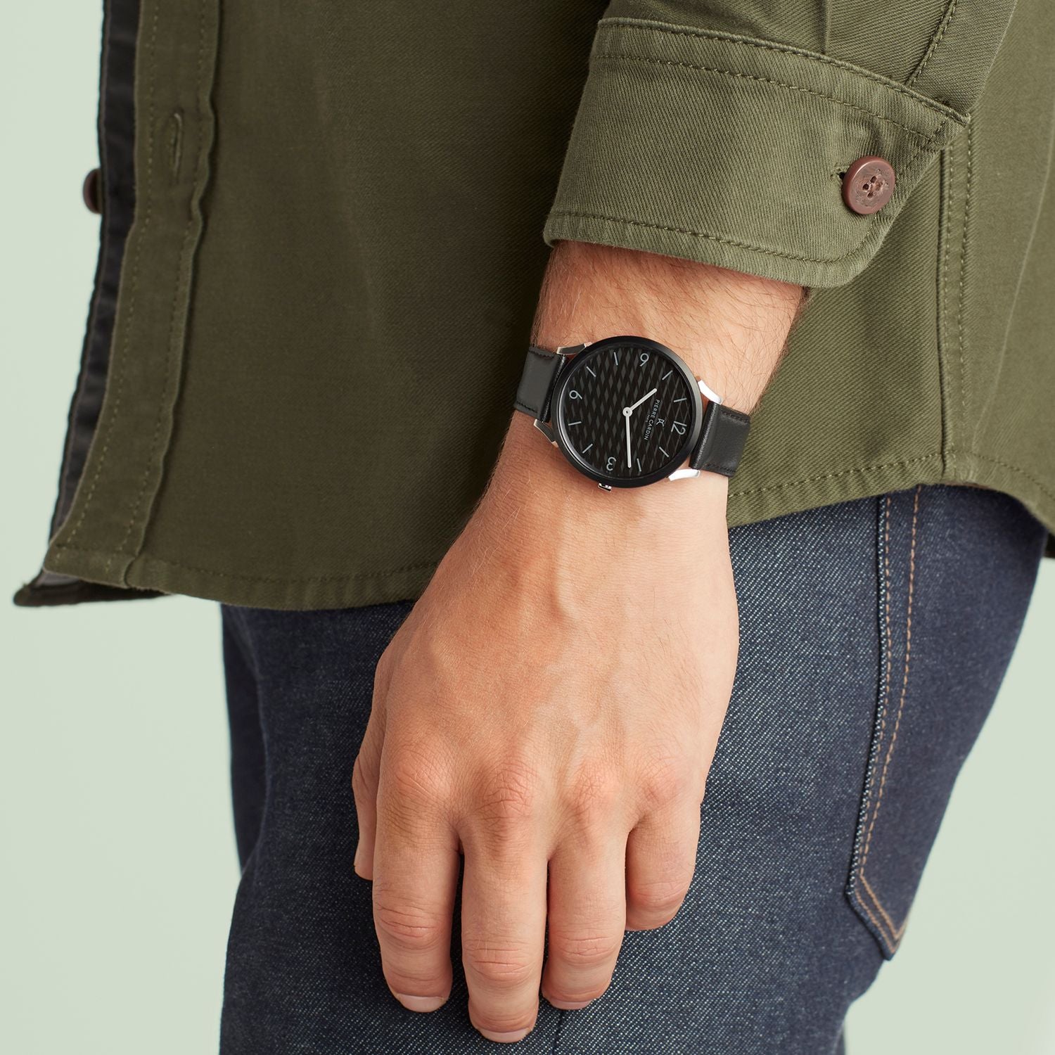 Pierre Cardin Black Men Watch - DEA STILOSA MILANO