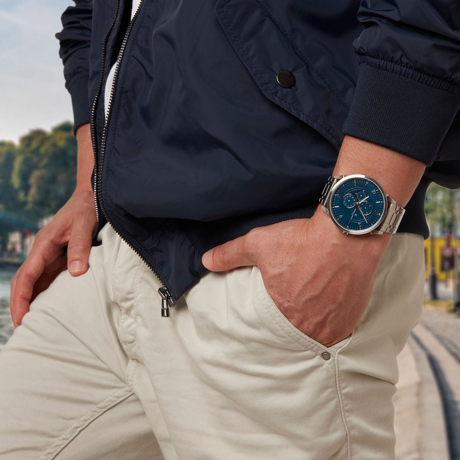 Pierre Cardin Silver Men Watch - DEA STILOSA MILANO