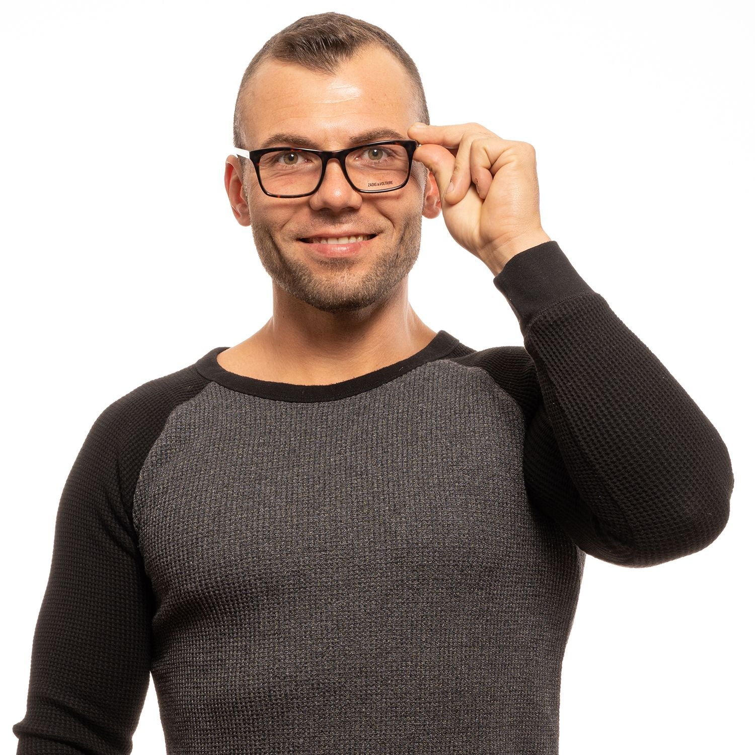 Zadig & Voltaire Brown Men Optical Frames - DEA STILOSA MILANO