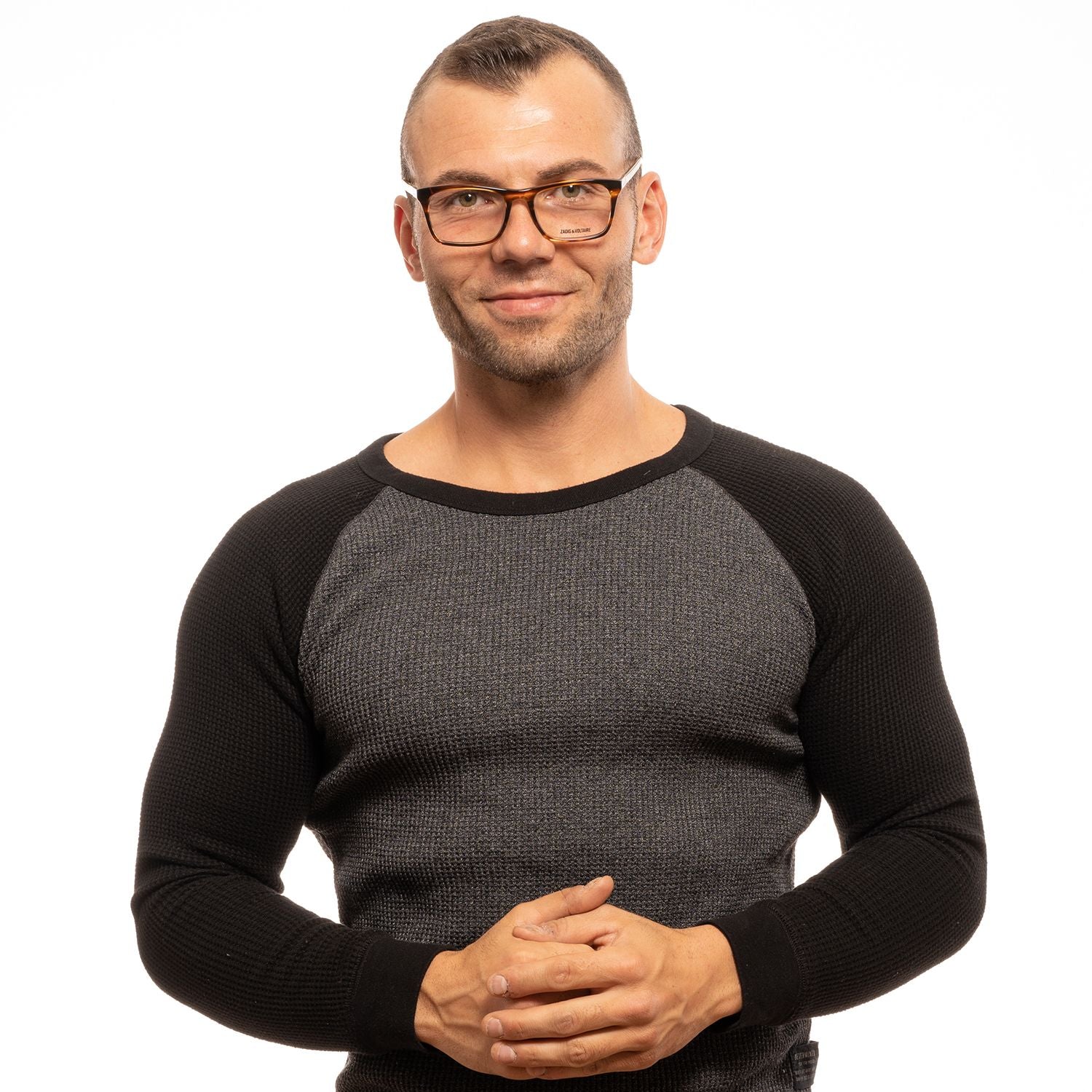 Zadig & Voltaire Brown Men Optical Frames - DEA STILOSA MILANO