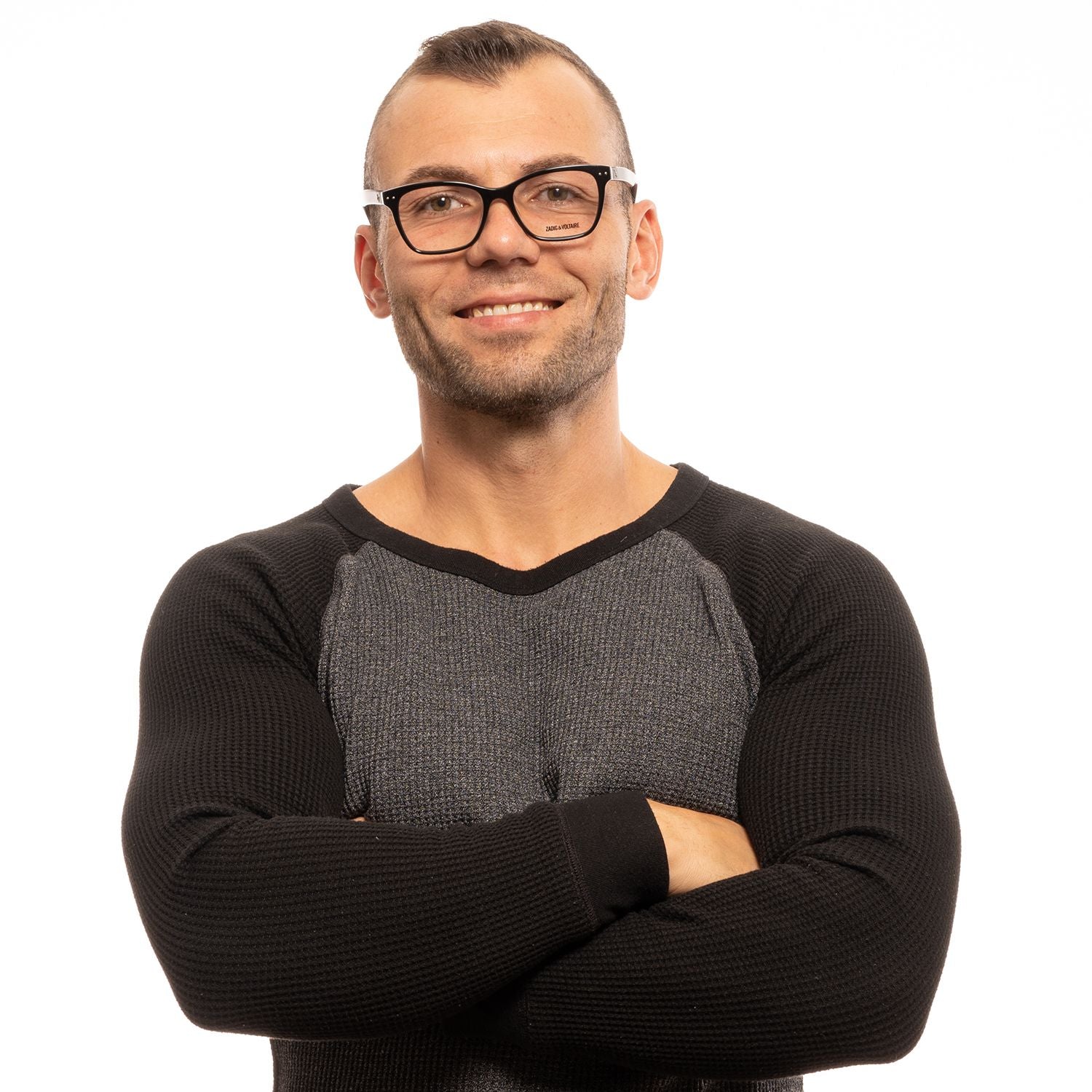 Zadig & Voltaire Black Men Optical Frames - DEA STILOSA MILANO