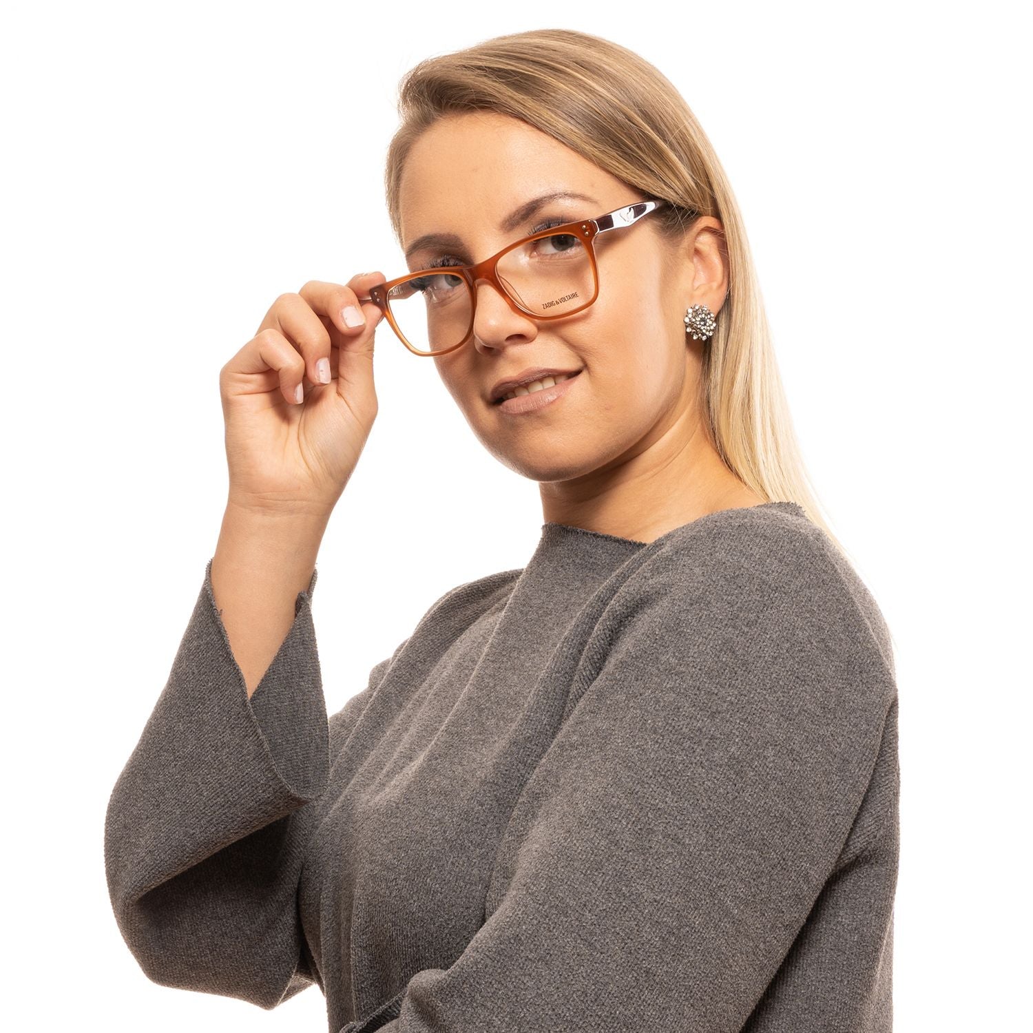 Zadig & Voltaire Brown Unisex Optical Frames - DEA STILOSA MILANO