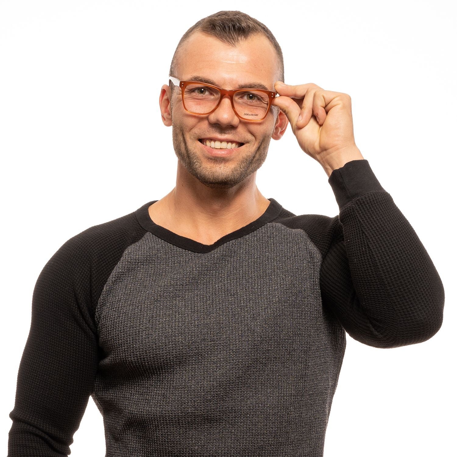 Zadig & Voltaire Brown Unisex Optical Frames - DEA STILOSA MILANO