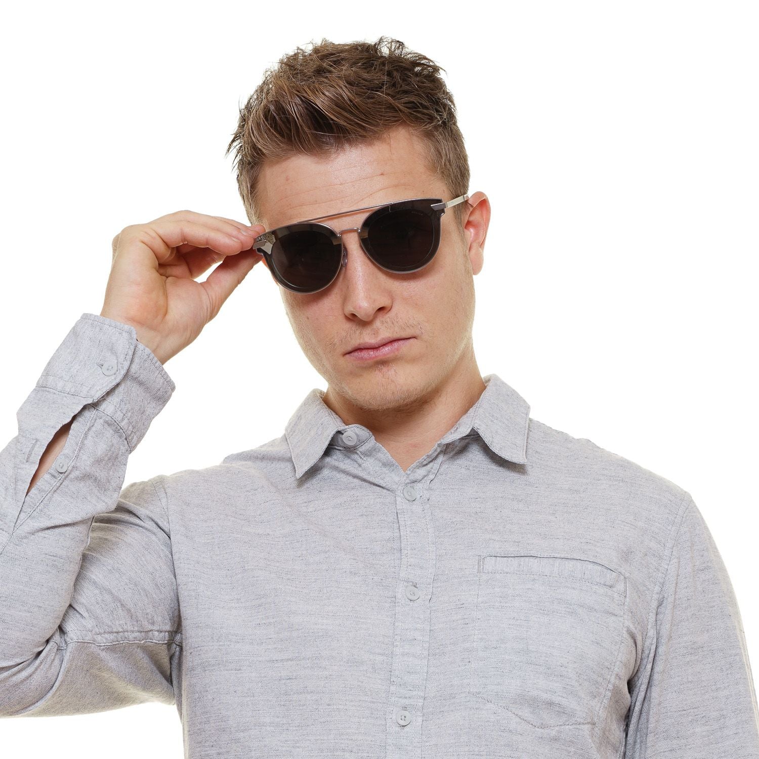 Police Silver Men Sunglasses - DEA STILOSA MILANO